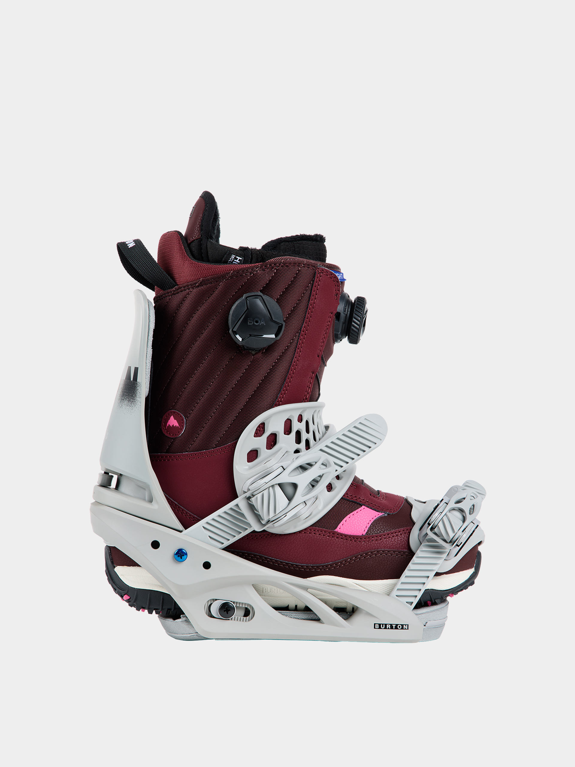 Burton Lexa X Reflex Snowboard bindings Wmn - grey (gray/logo)