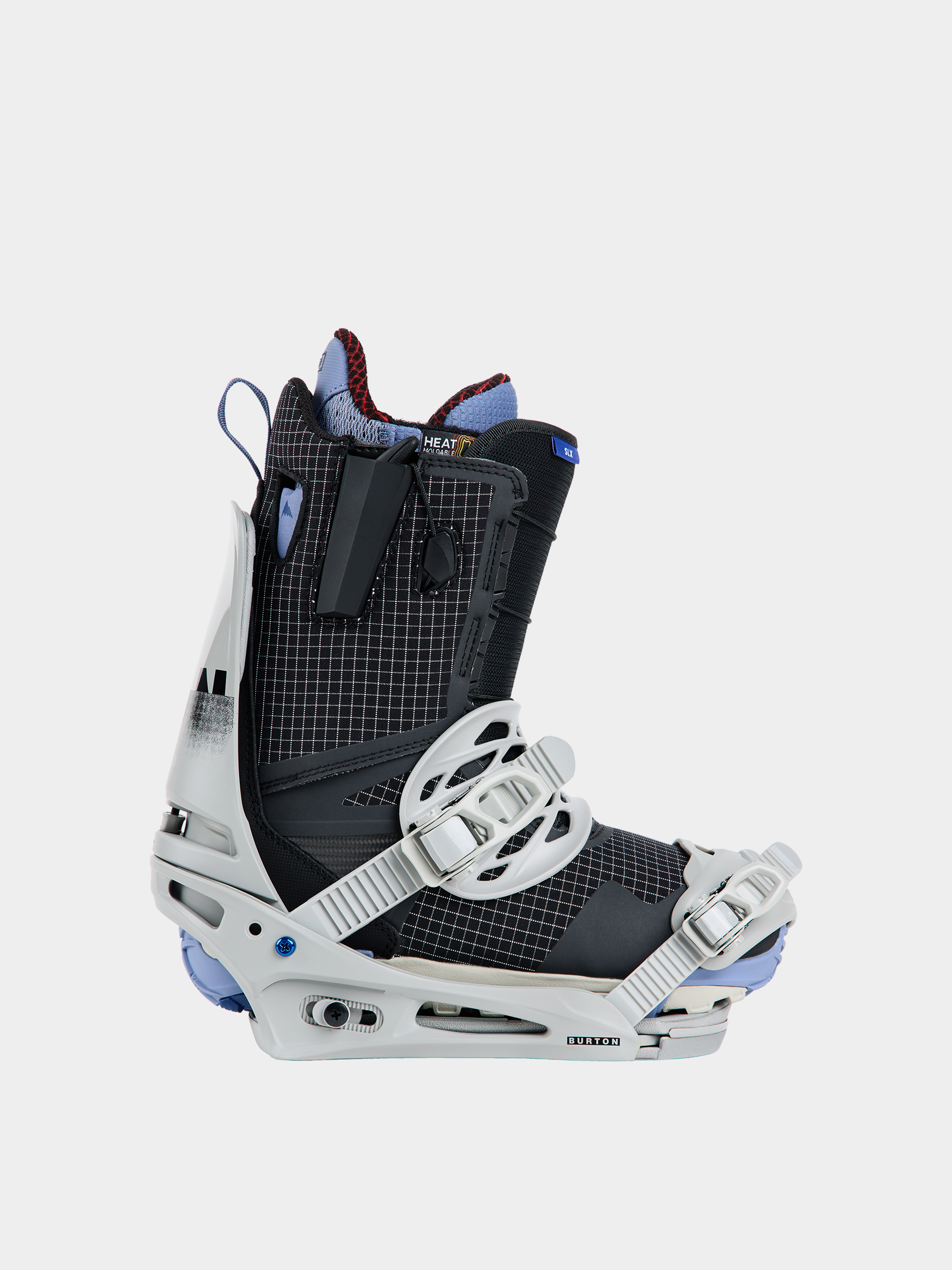 Mens Burton Cartel X Reflex Snowboard bindings (gray/logo)