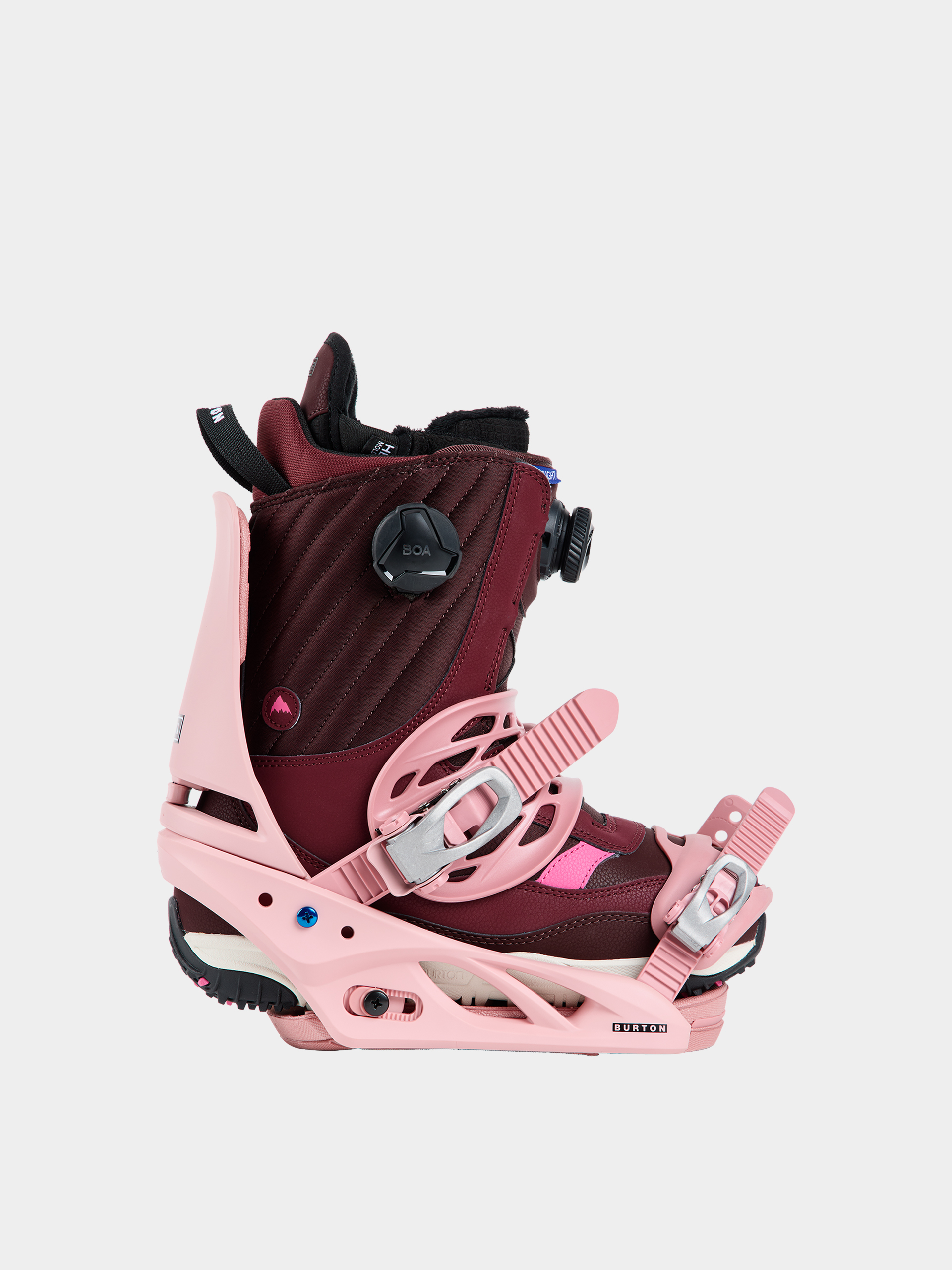 Damen Burton Lexa Reflex Snowboardbindung (powder blush)