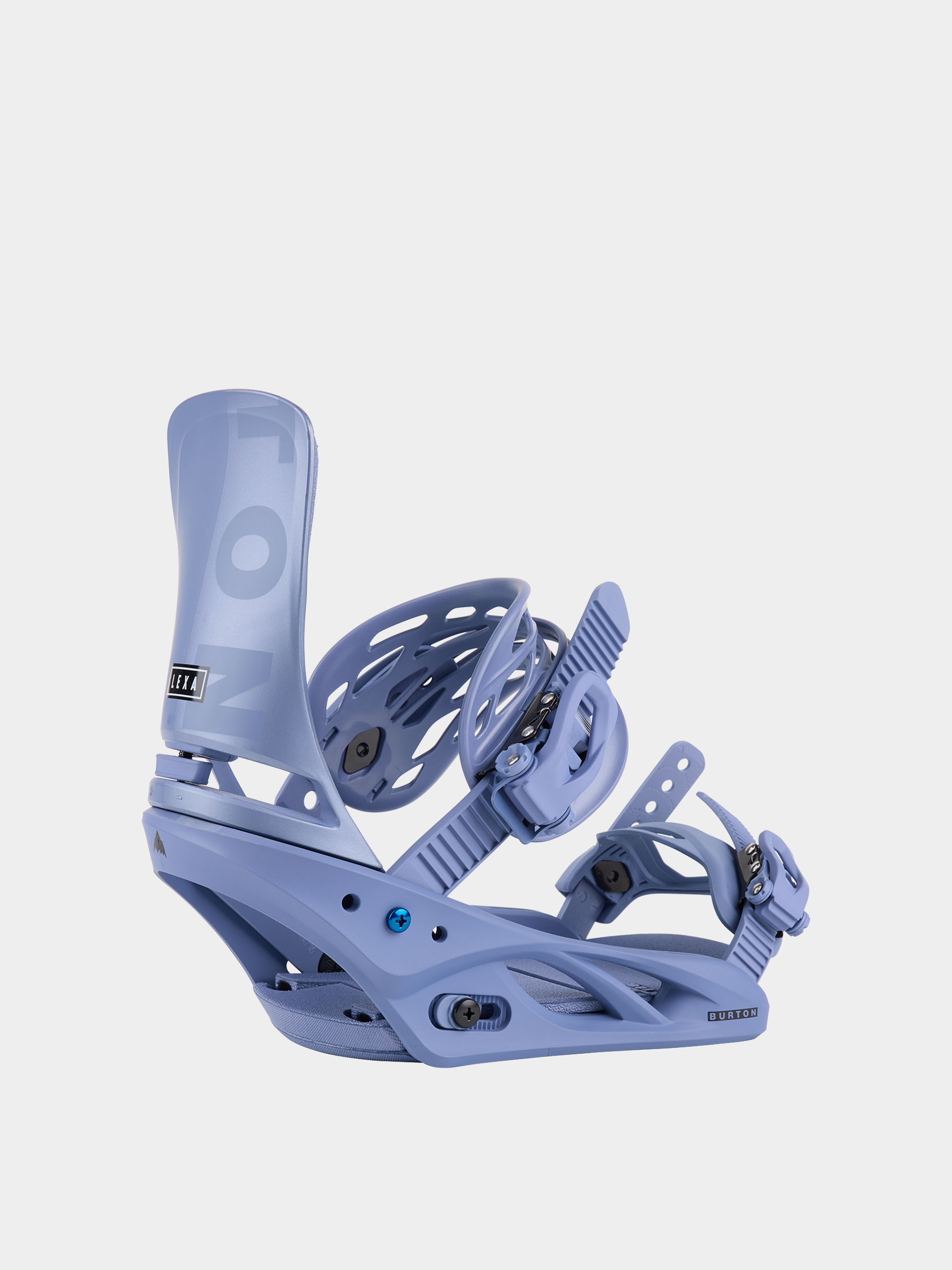 Womens Burton Lexa Reflex Snowboard bindings (slate blue/logo)