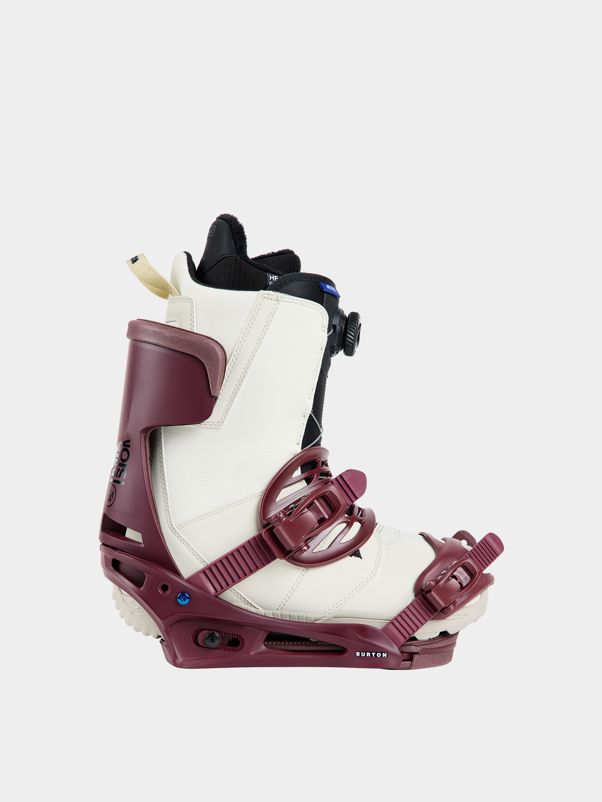 Mens Burton Mission Reflex Snowboard bindings (almandine)