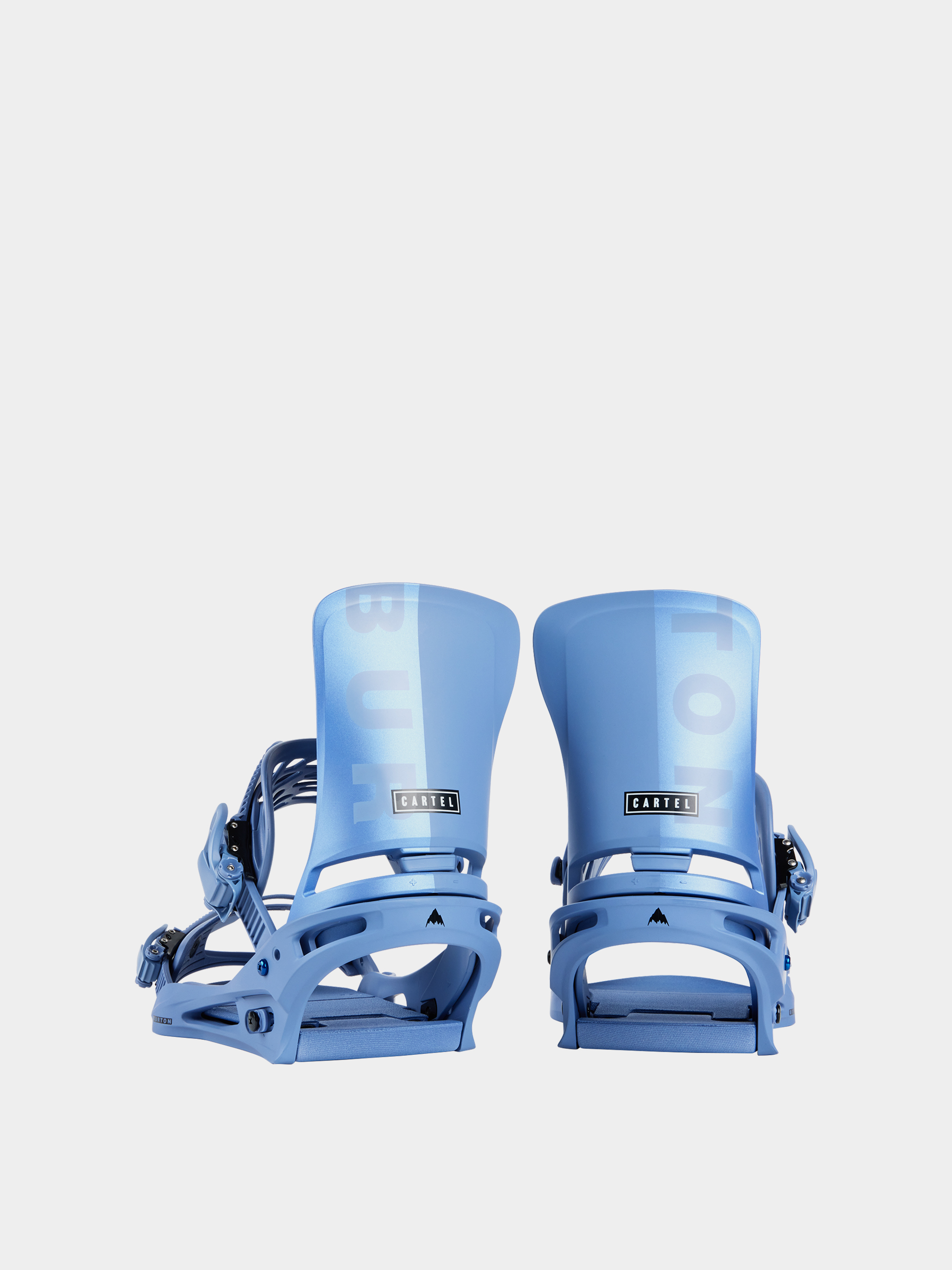 Mens Burton Cartel Reflex Snowboard bindings (slate blue/logo)