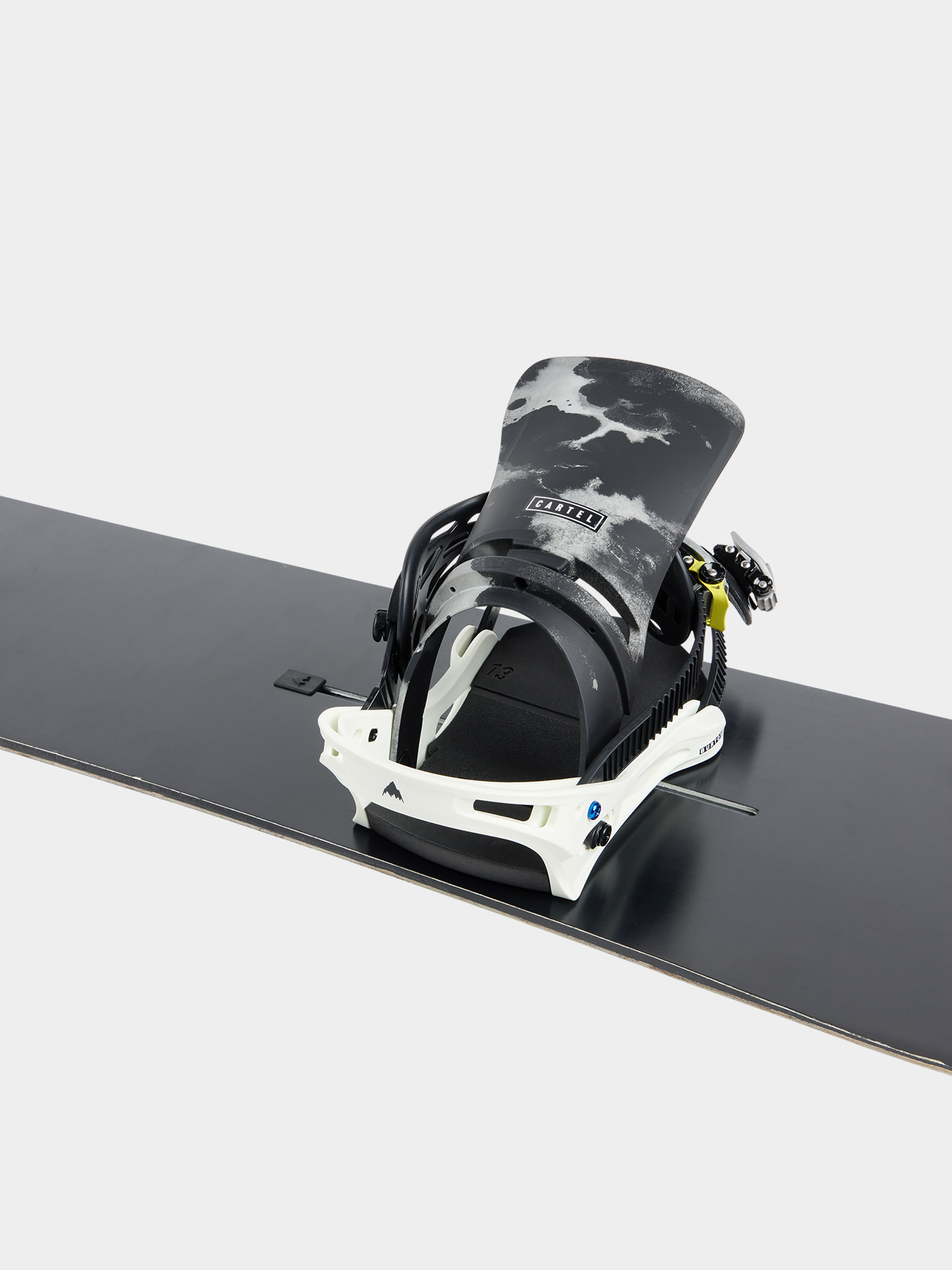 Herren Burton Cartel Reflex Snowboardbindung (white/graphic)