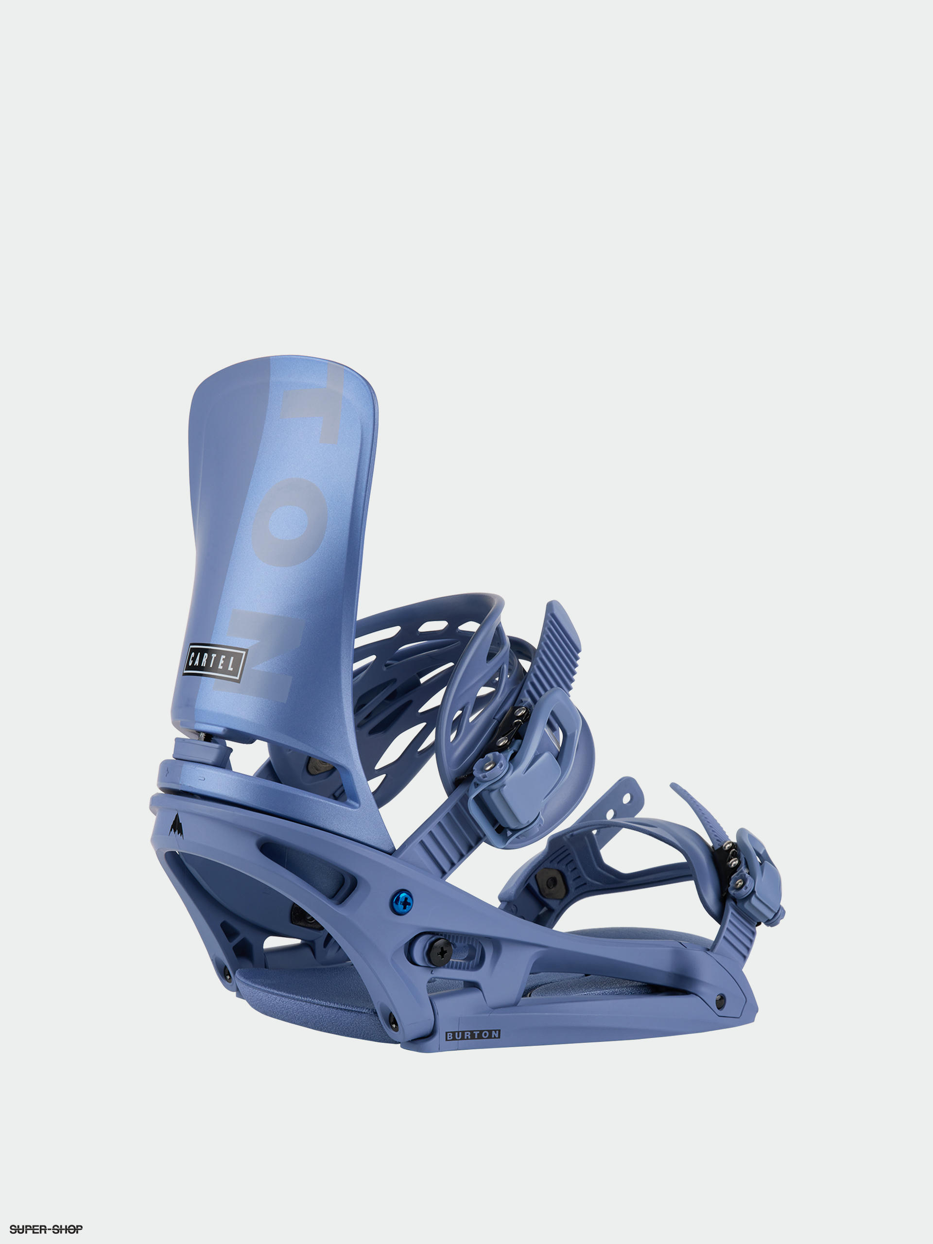 Burton Cartel Est Snowboard bindings (slate blue/logo)