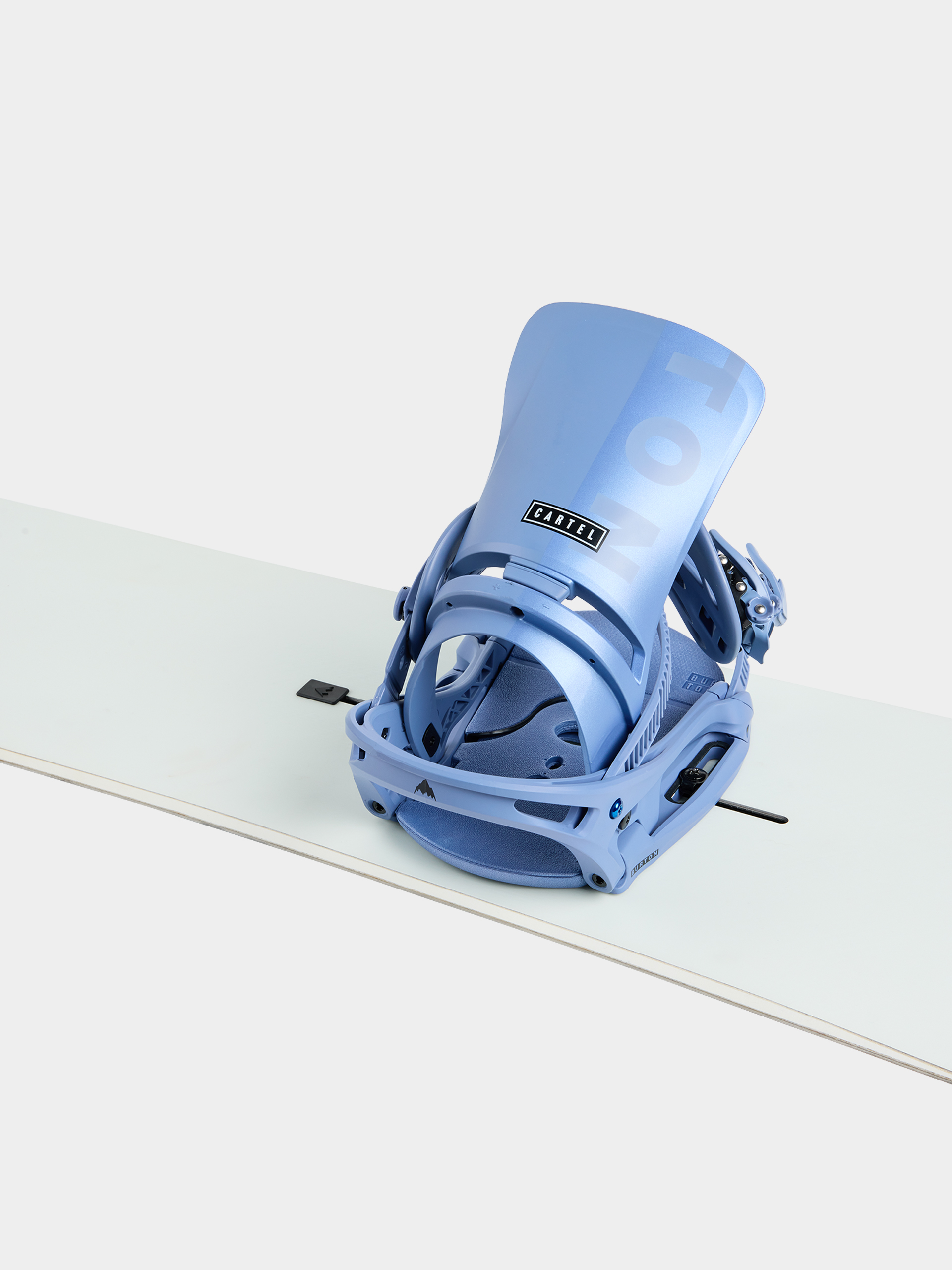 Herren Burton Cartel Est Snowboardbindung (slate blue/logo)