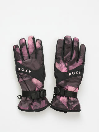 Roxy Jetty Gloves Wmn (true black pansy pansy)