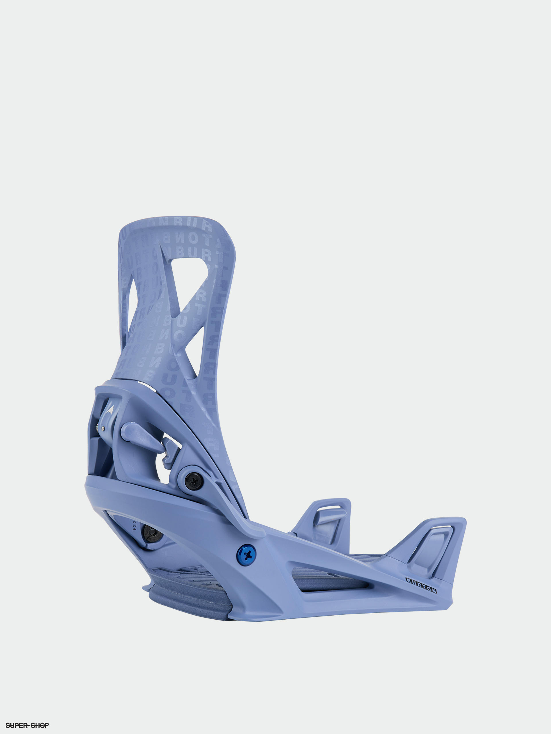 Burton Step On Reflex Snowboard bindings slate blue logo