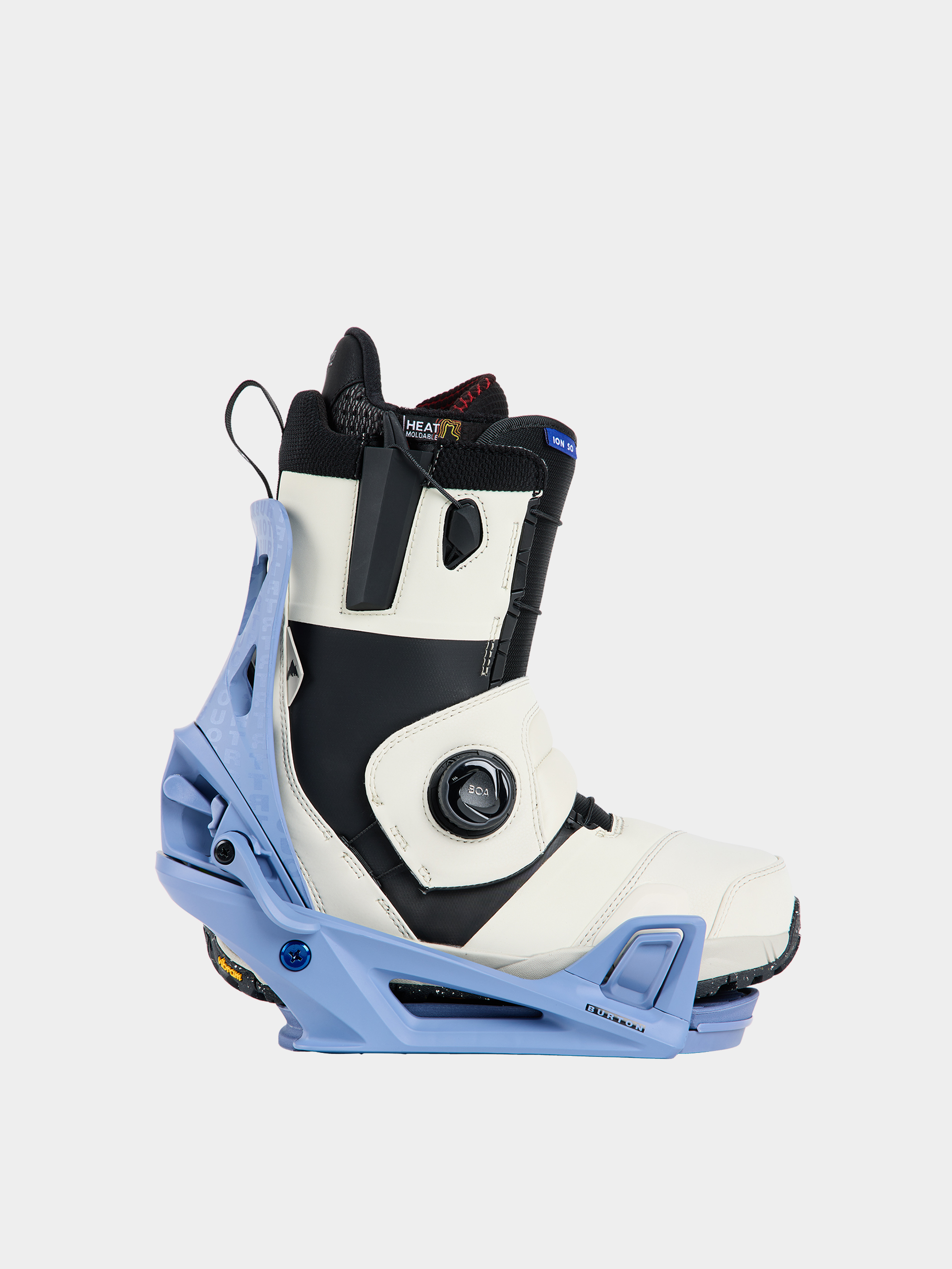 Mens Burton Step On Reflex Snowboard bindings (slate blue/logo)