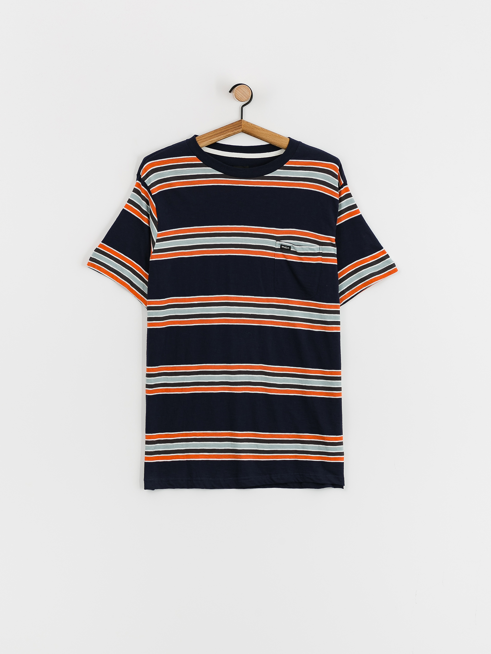 RVCA Somedays Stripe T-shirt (navy marine)