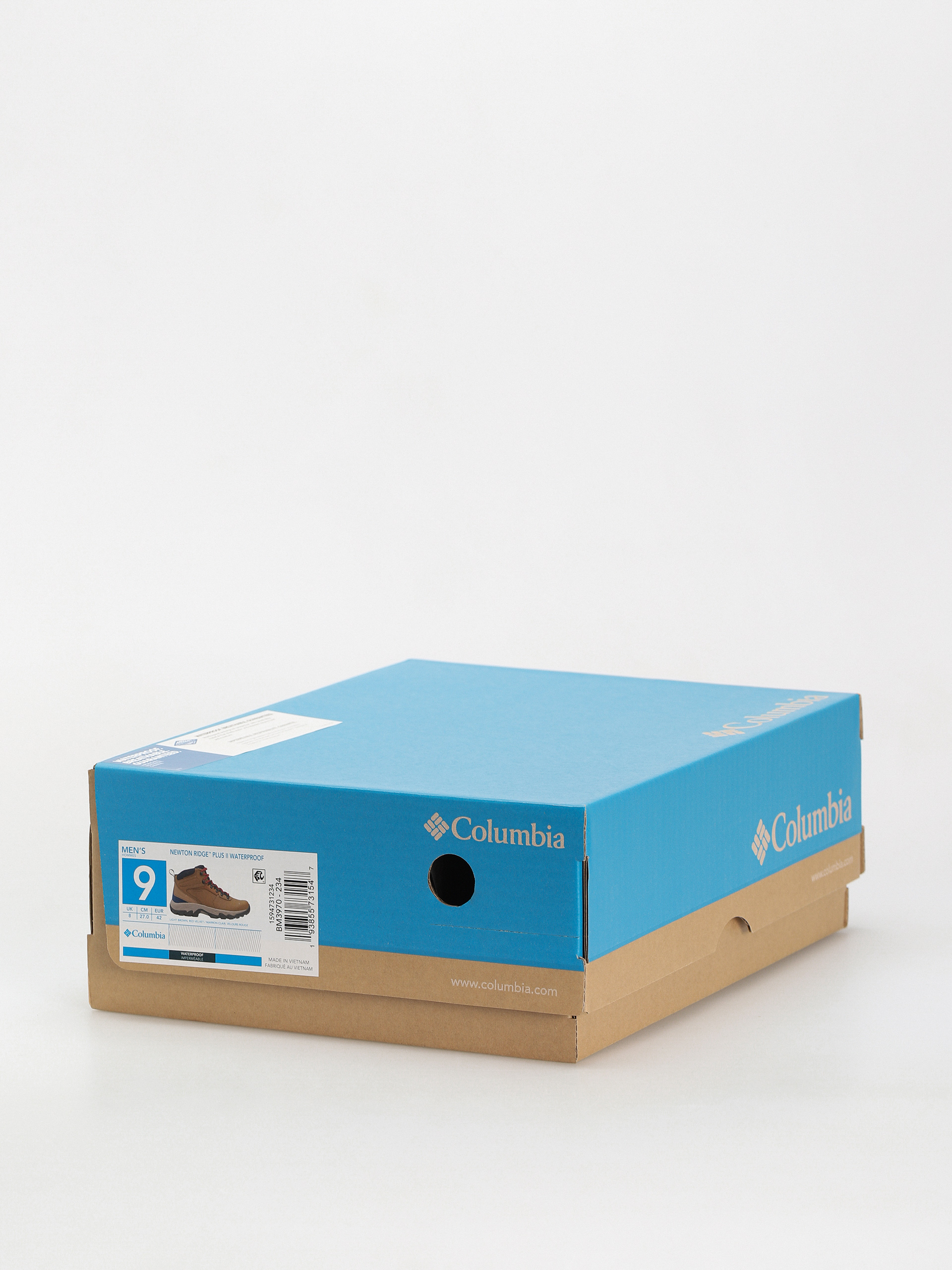 Columbia Newton Ridge Plus II Waterproof Schuhe (light brown/red velvet)