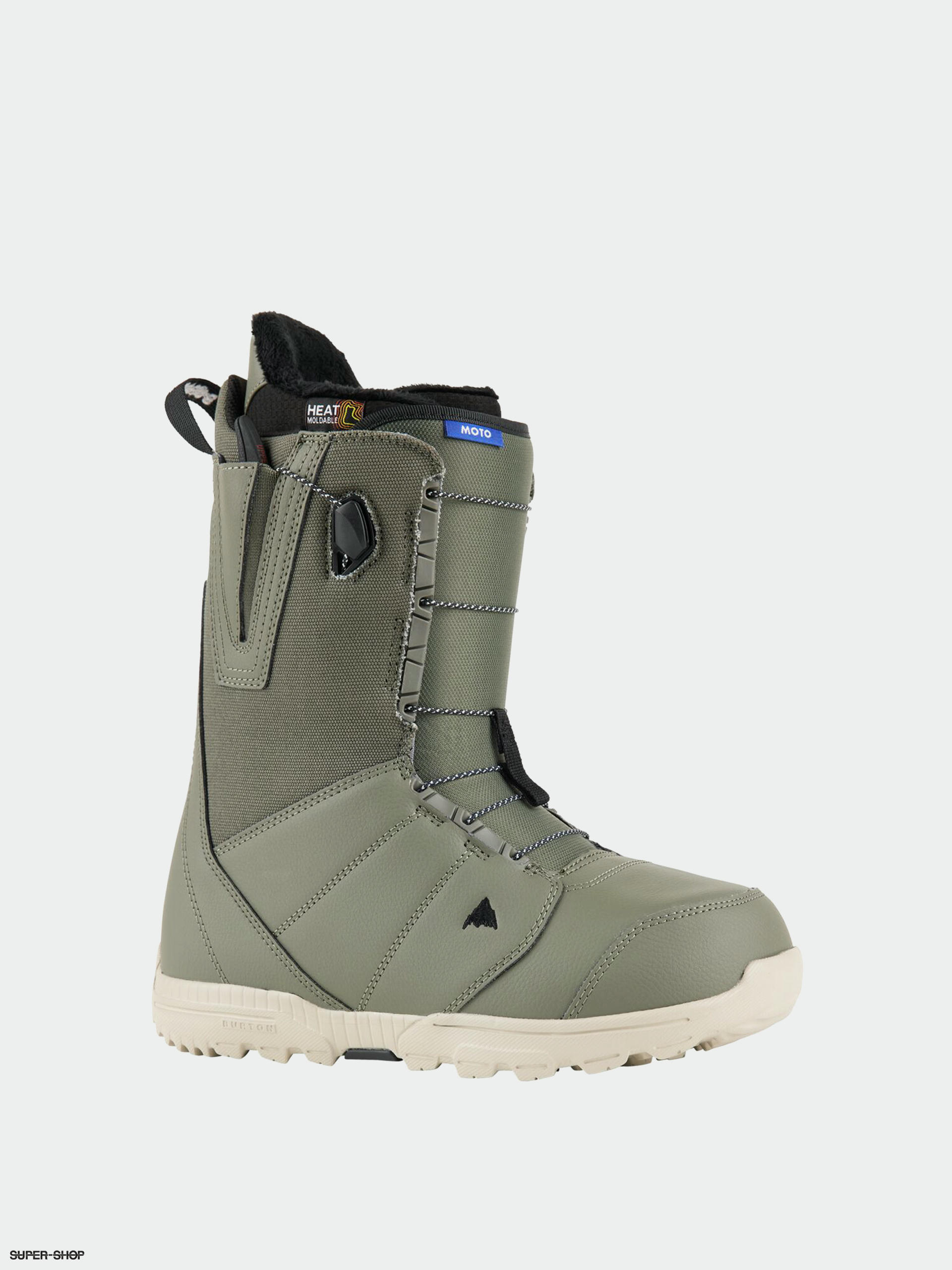 Burton Moto Snowboard boots forest moss