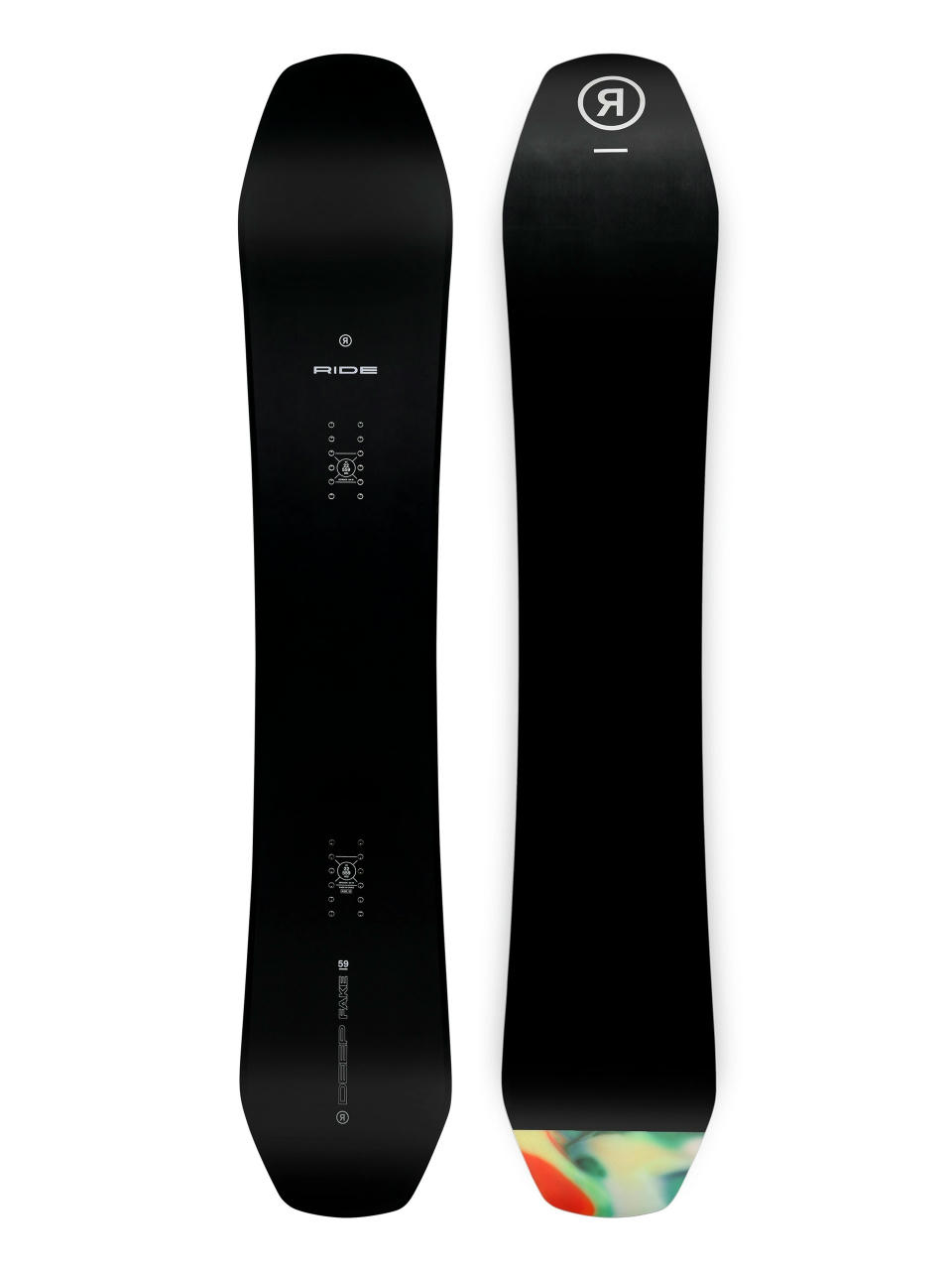 Mens Ride Deep Fake Snowboard 