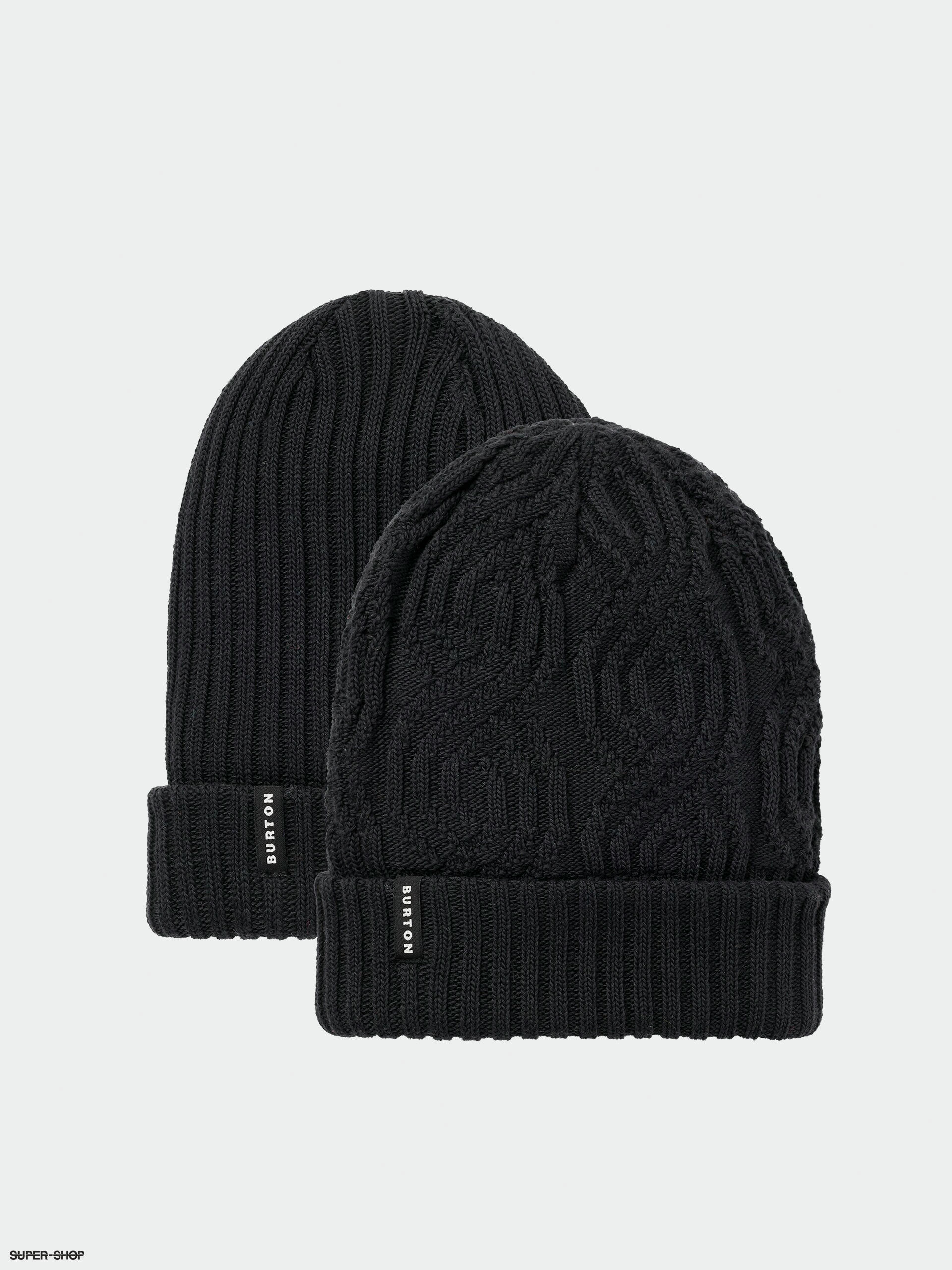 Burton Recycled Reversible Beanie Wmn true black