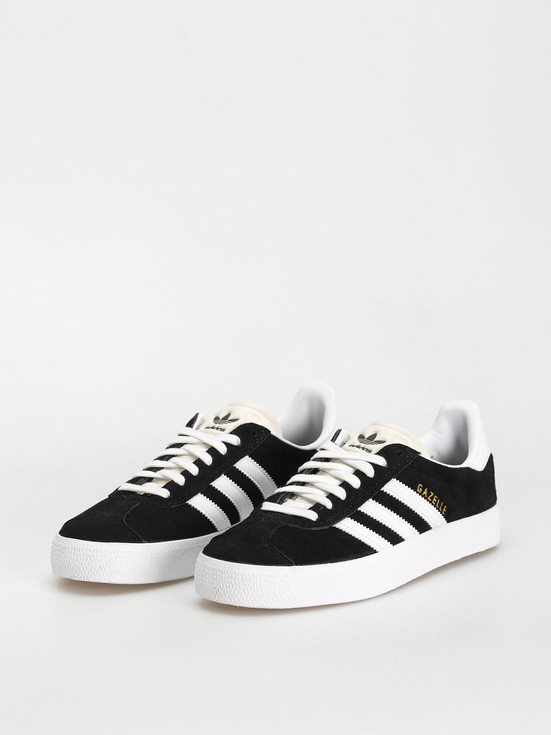 adidas Gazelle ADV Schuhe (core black/cloud white/gold metallic)