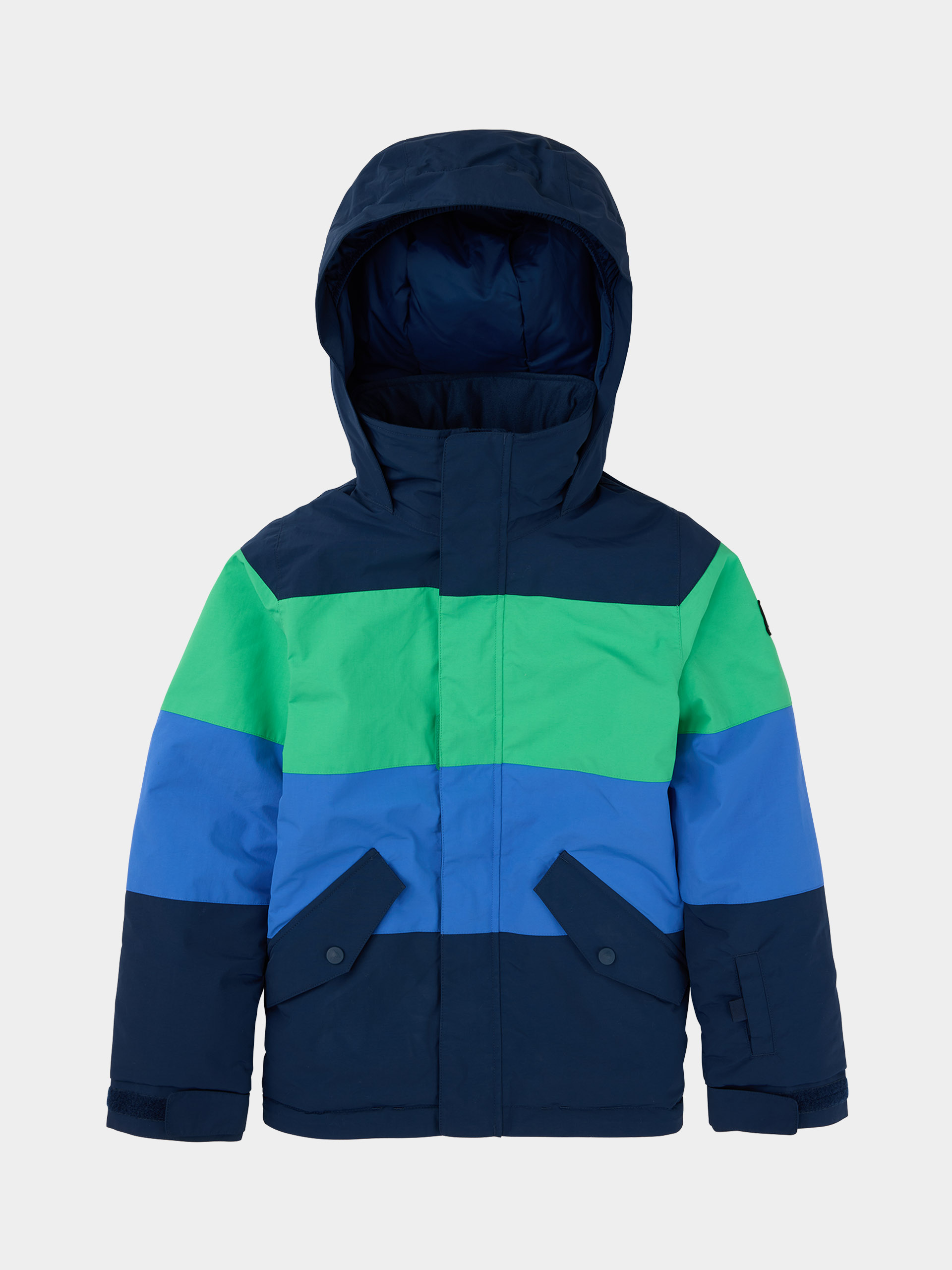 Burton Symbol JR Snowboardjacke (dress blue/galaxy green/amparo blue)