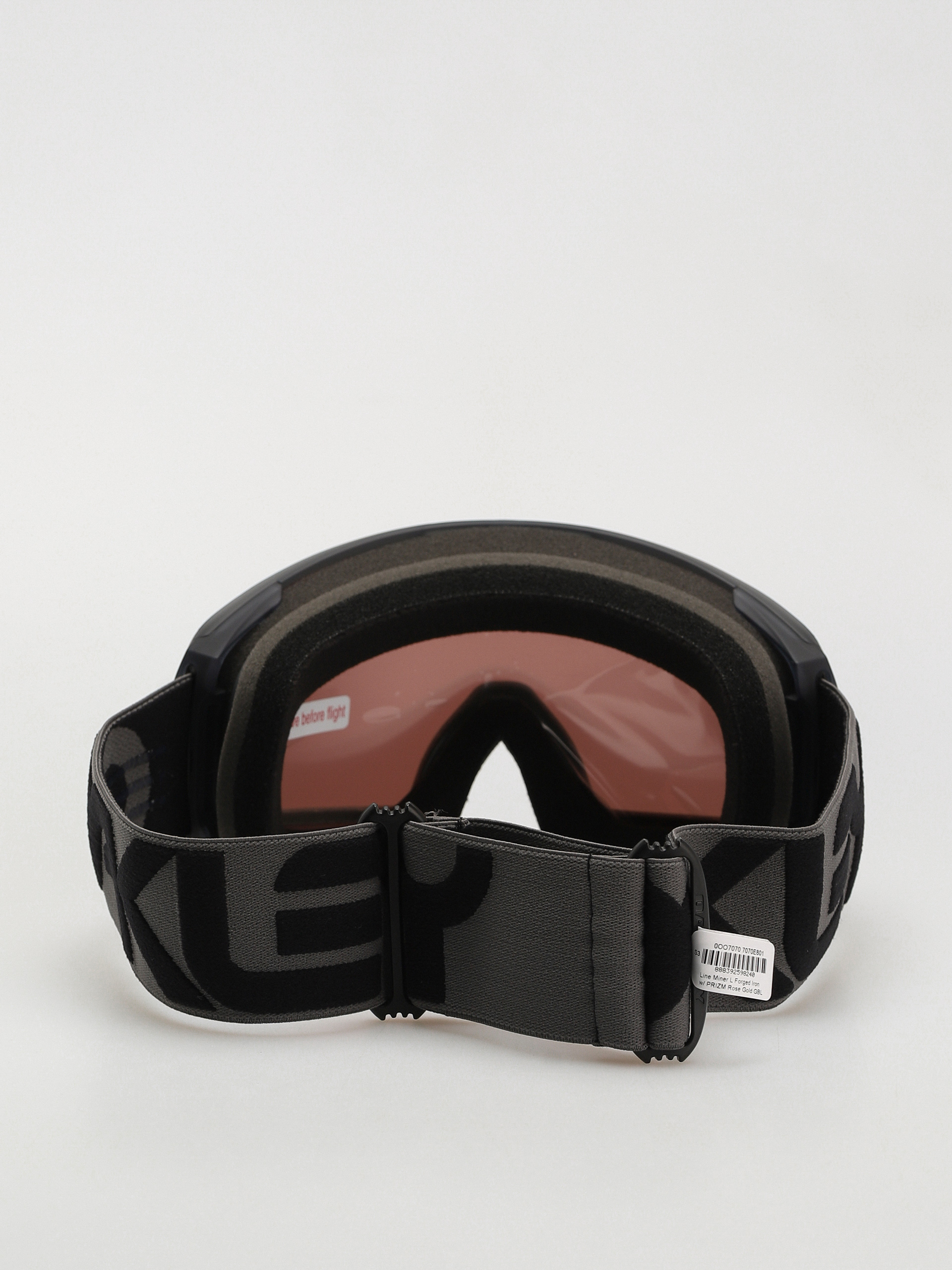 Oakley Line Miner L Snowboardbrille (matte b1b forged iron/prizm rose gold iridium)