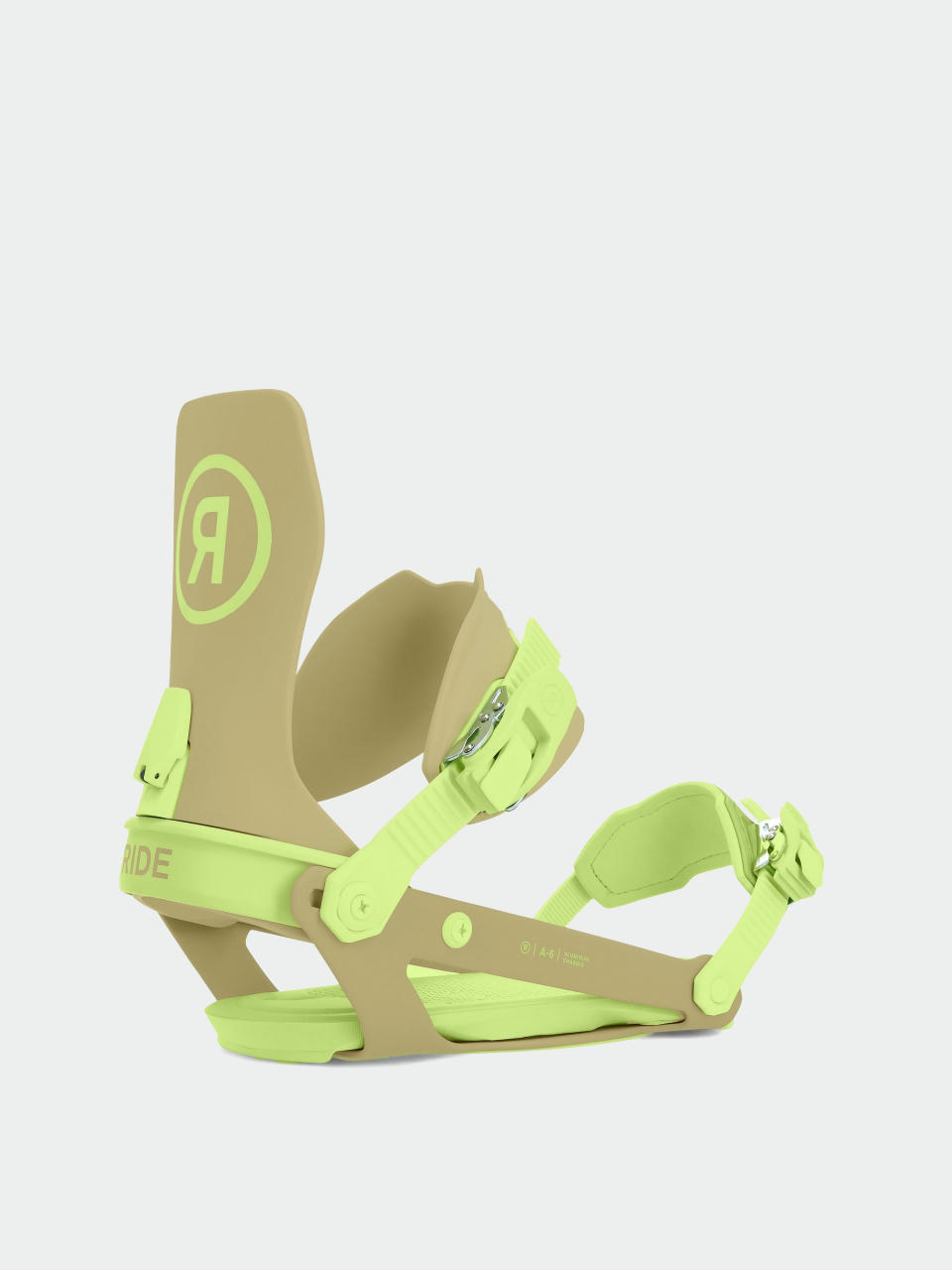 Ride A-6 Snowboardbindung (olive/lime)