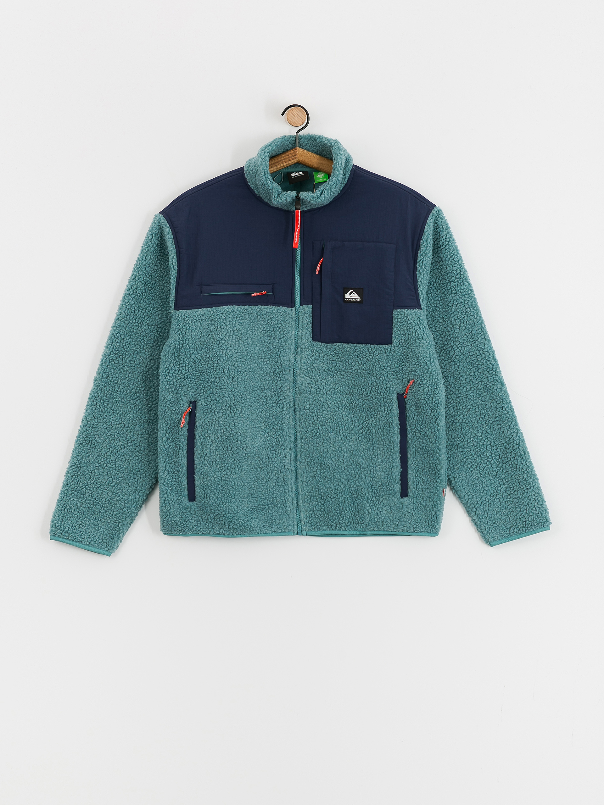 Mens Quiksilver Shallow Water Fleece  (brittany blue)