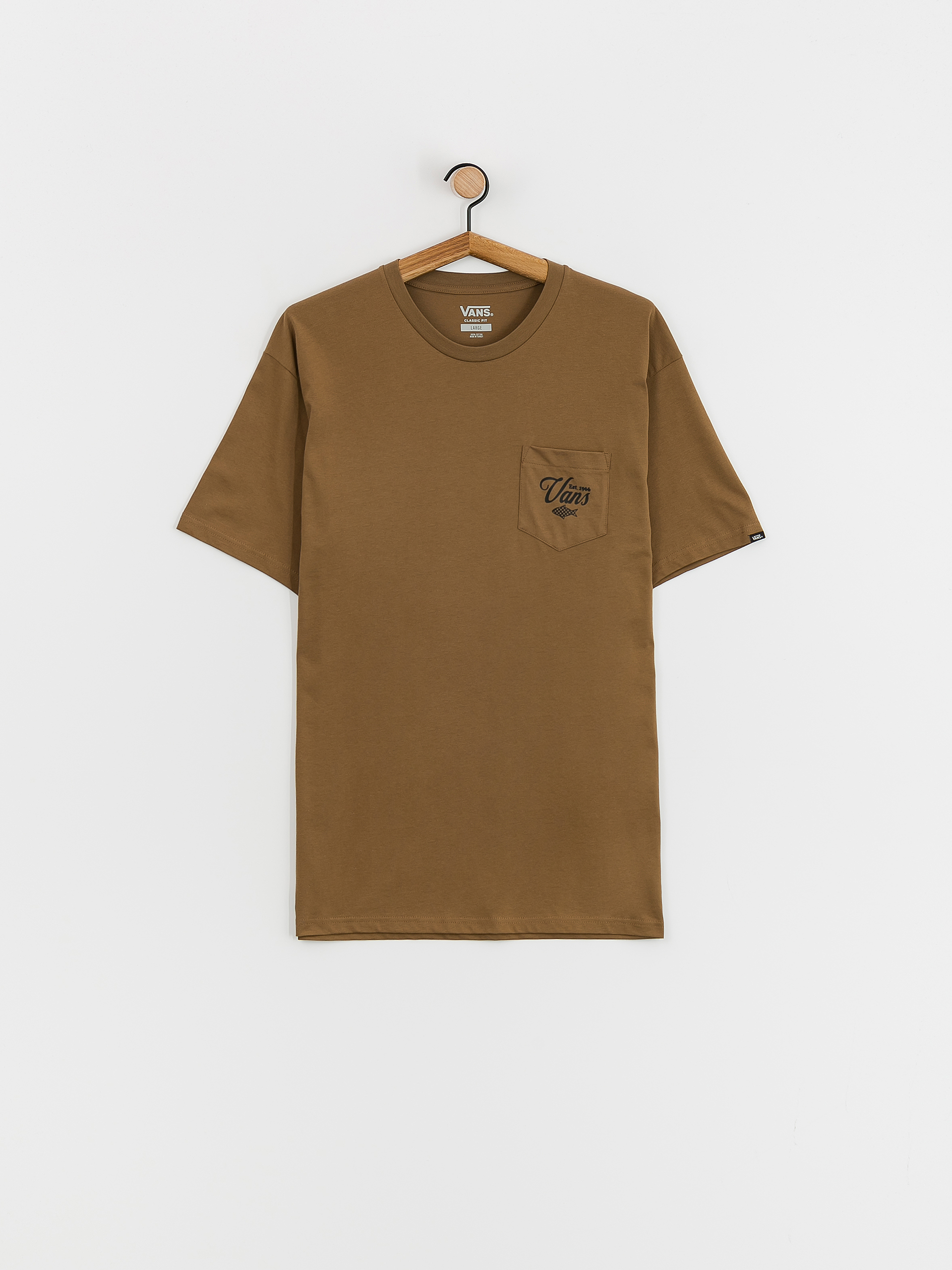 Vans Fishing Club Pocket T-shirt (kangaroo)
