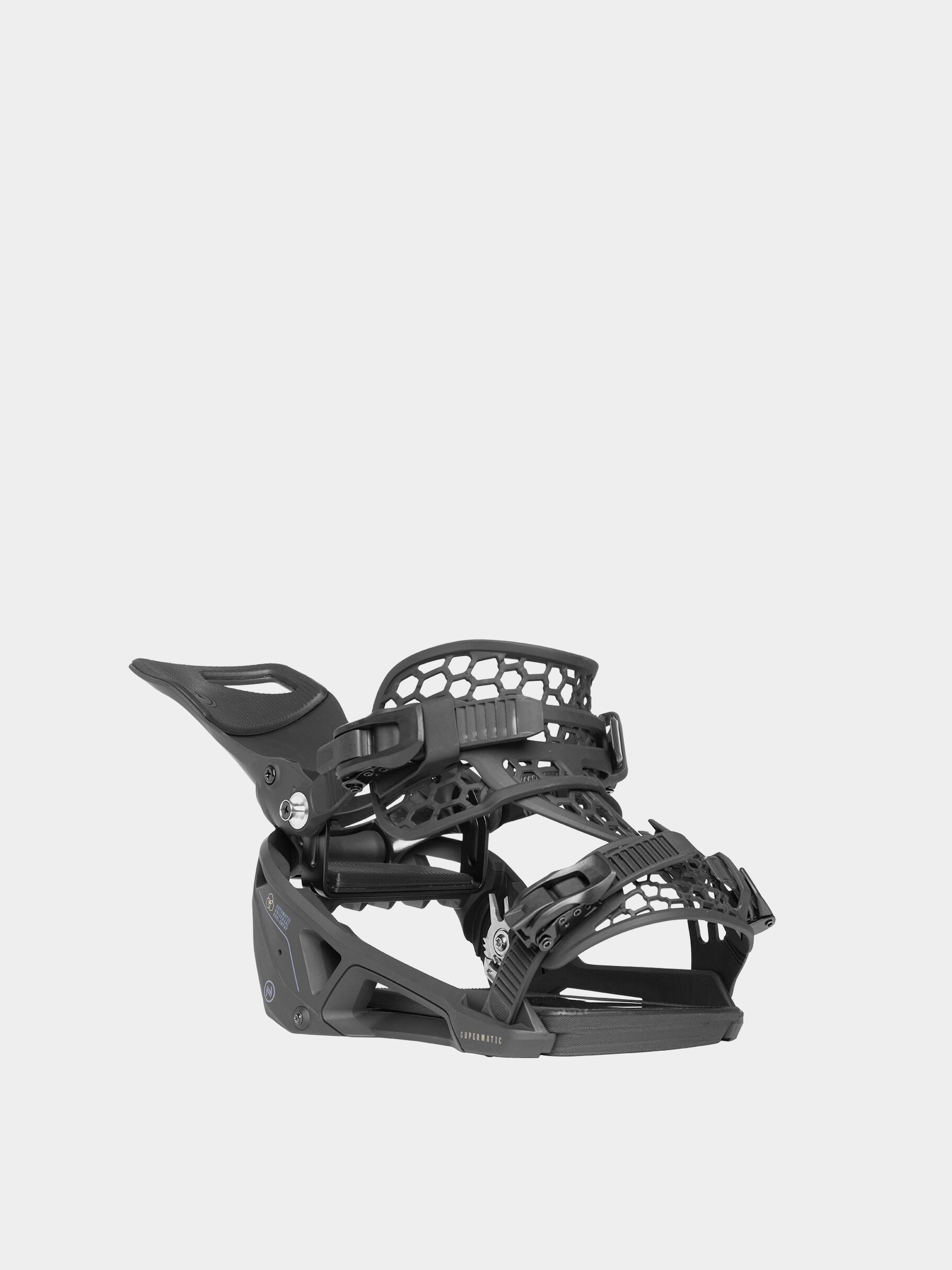 Mens Nidecker Supermatic Snowboard bindings (black)