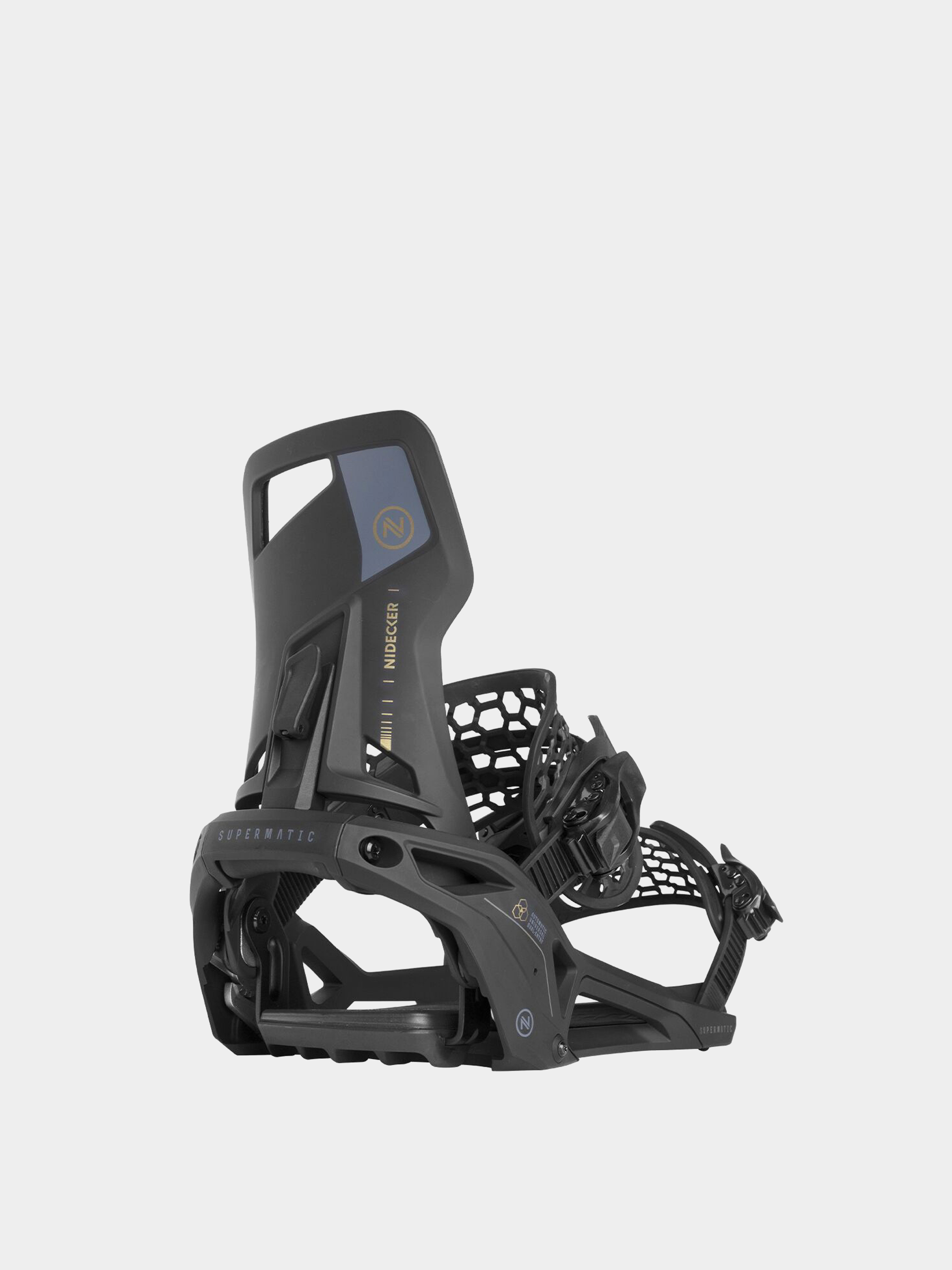 Nidecker Supermatic Snowboard bindings (black)