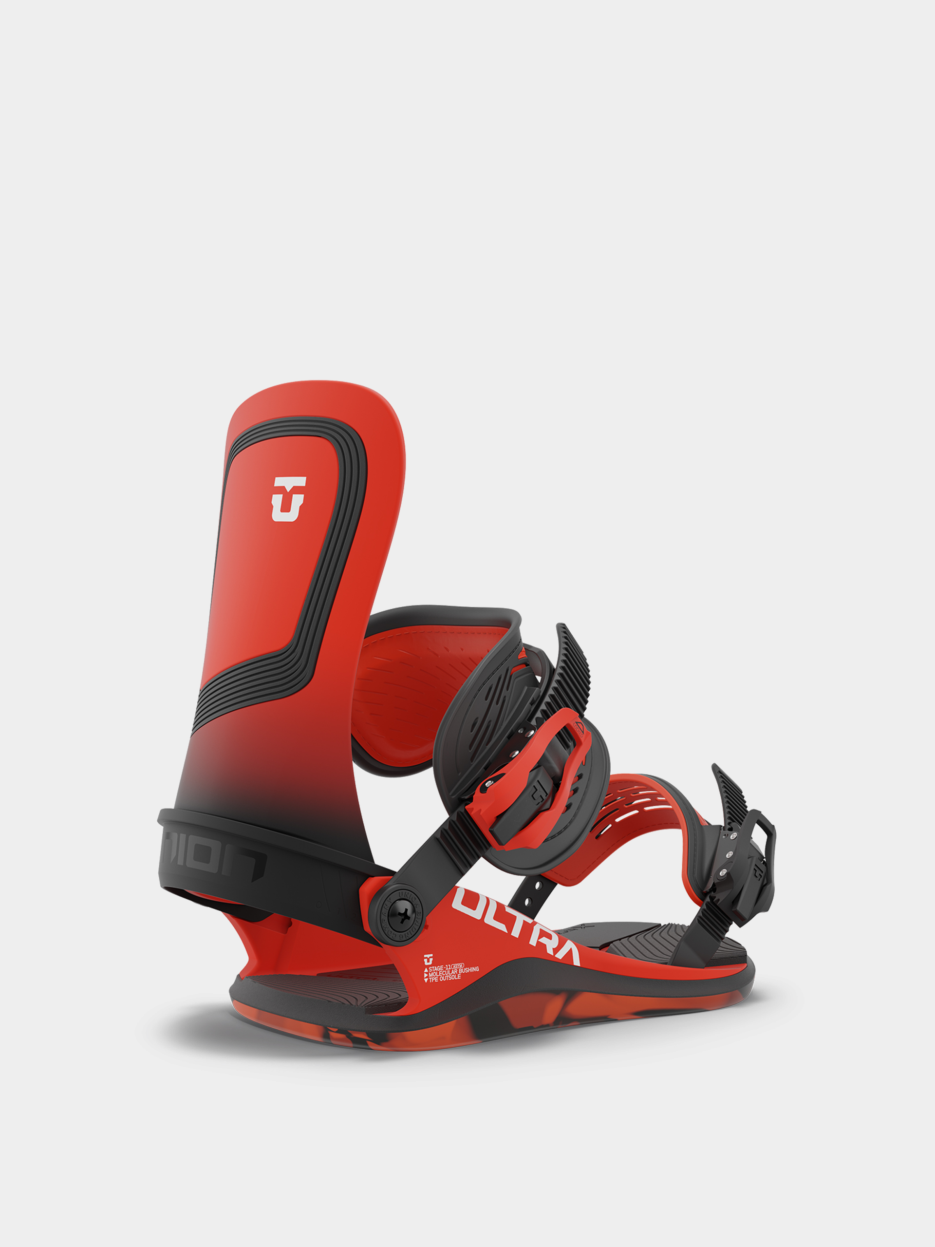 Mens Union Ultra Snowboard bindings (hot red)