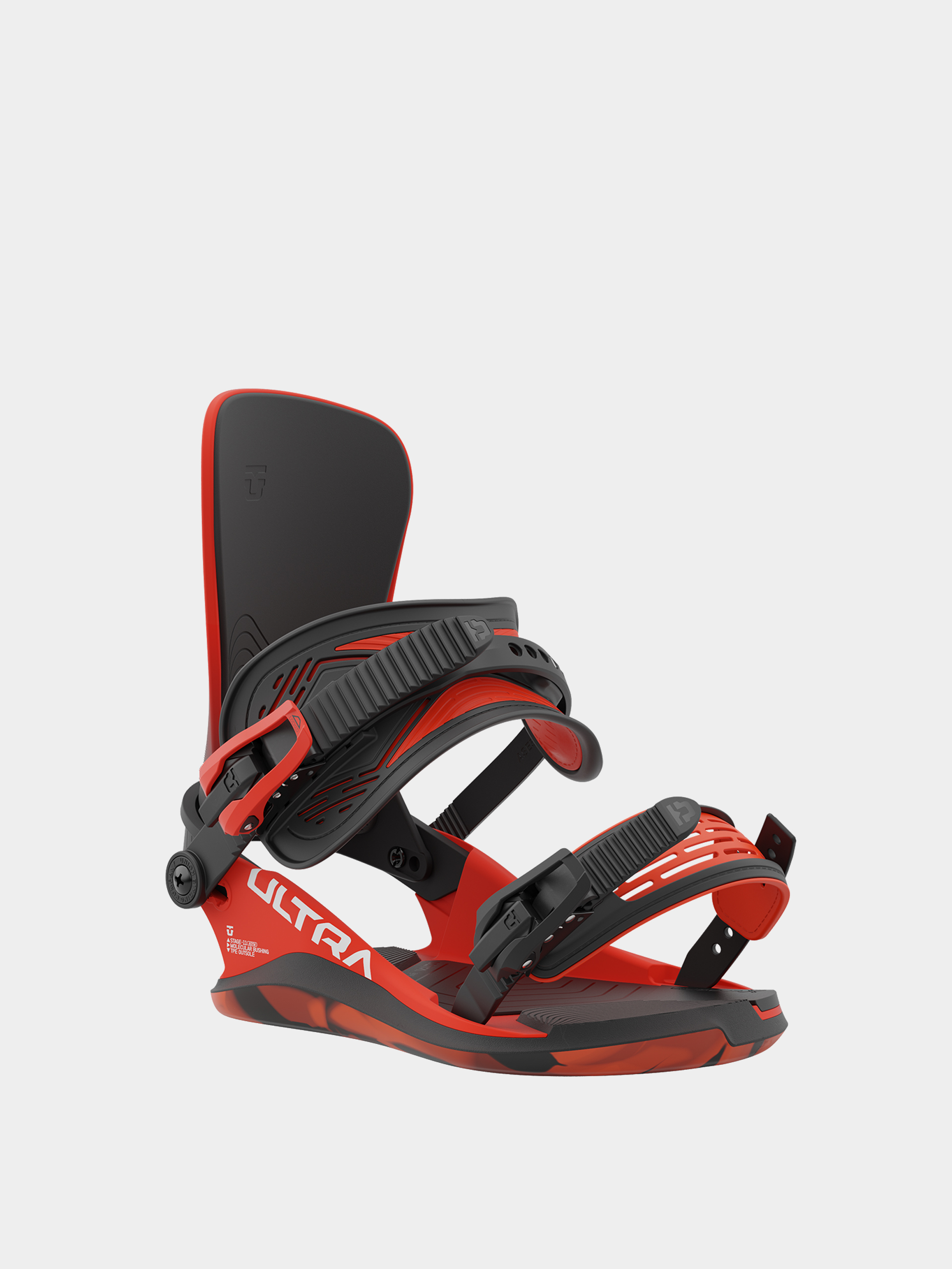 Mens Union Ultra Snowboard bindings (hot red)