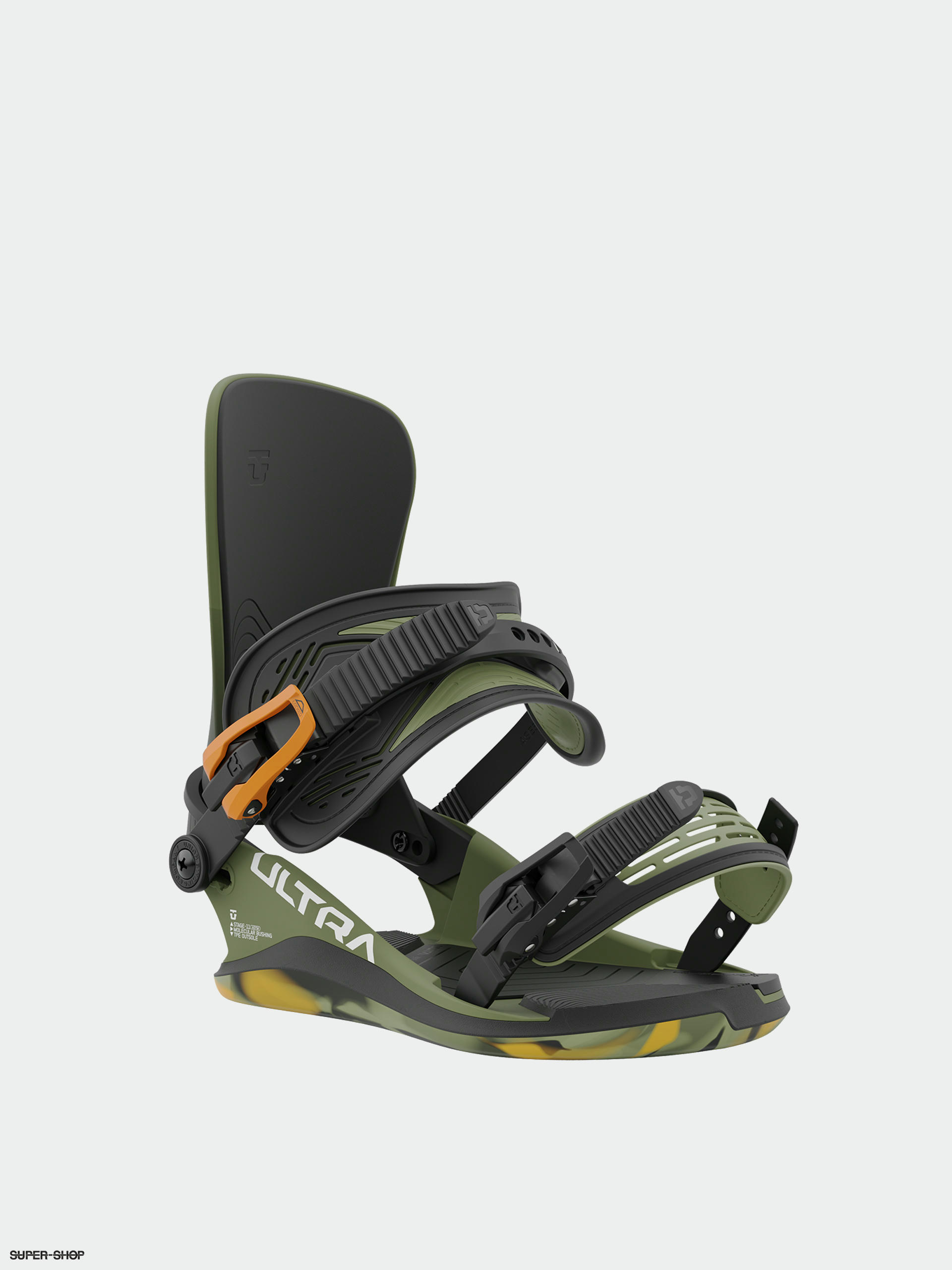 Mens Union Ultra Snowboard bindings army green