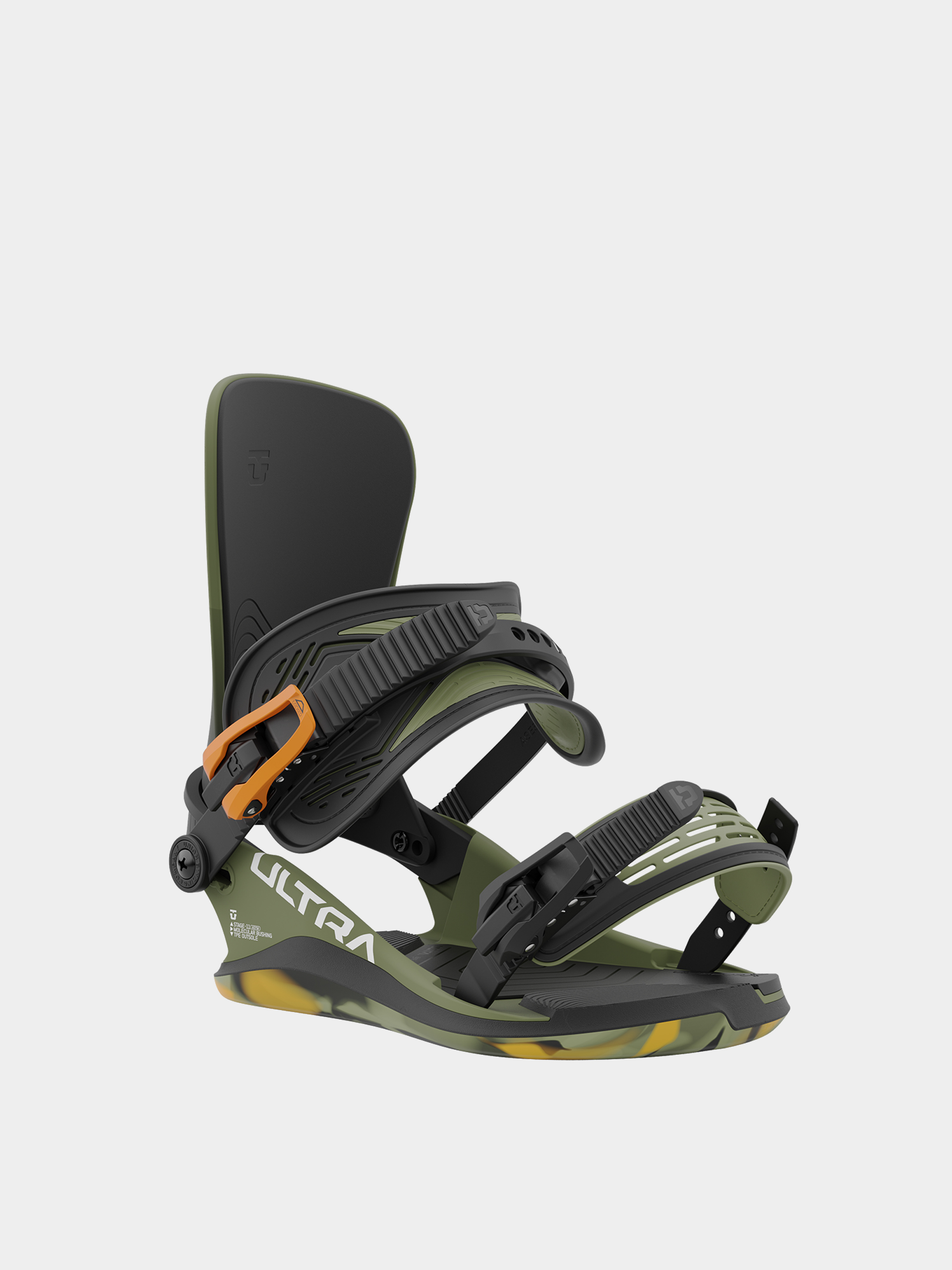 Mens Union Ultra Snowboard bindings (army green)