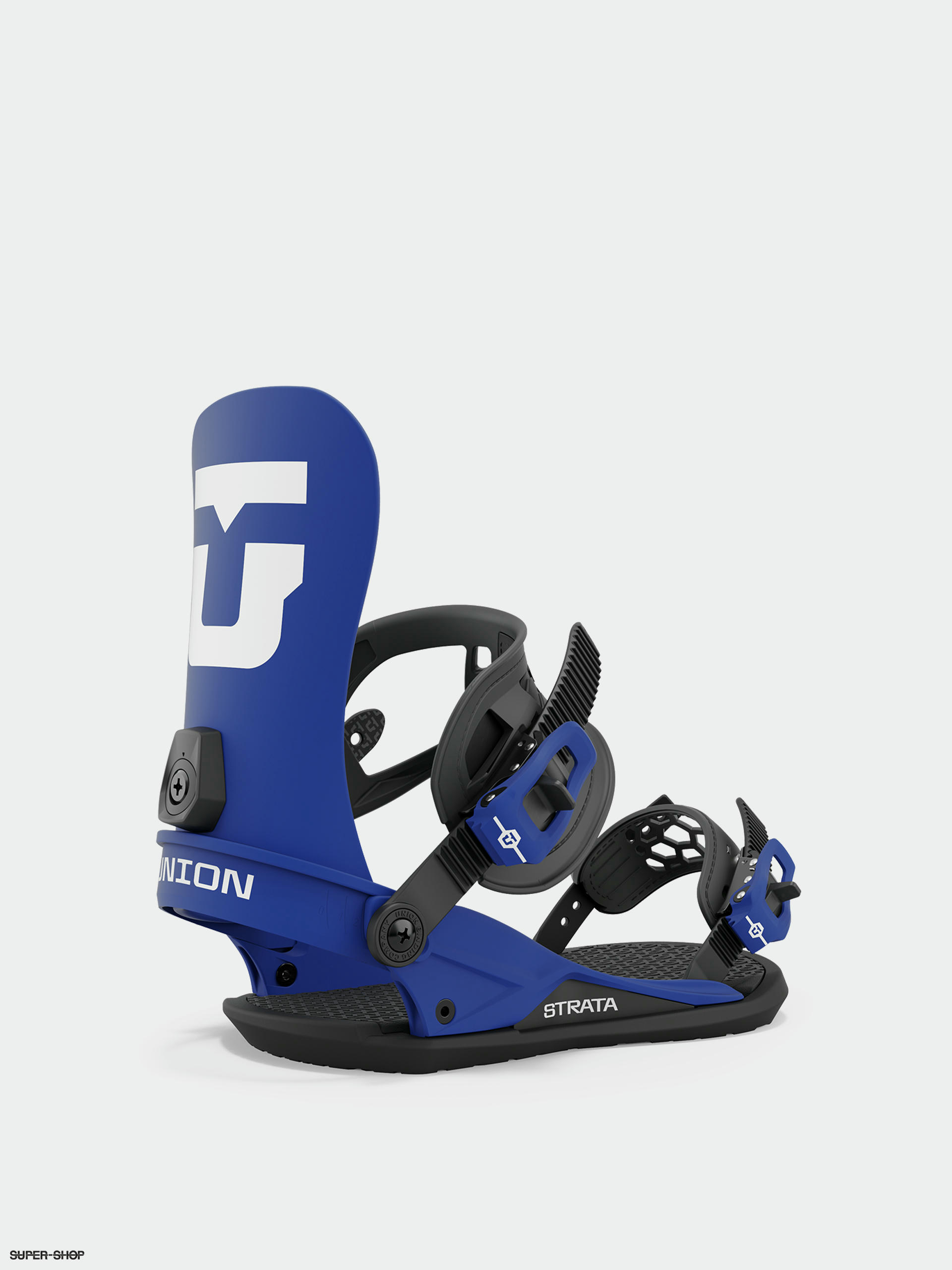 Union Strata Snowboard bindings royal blue