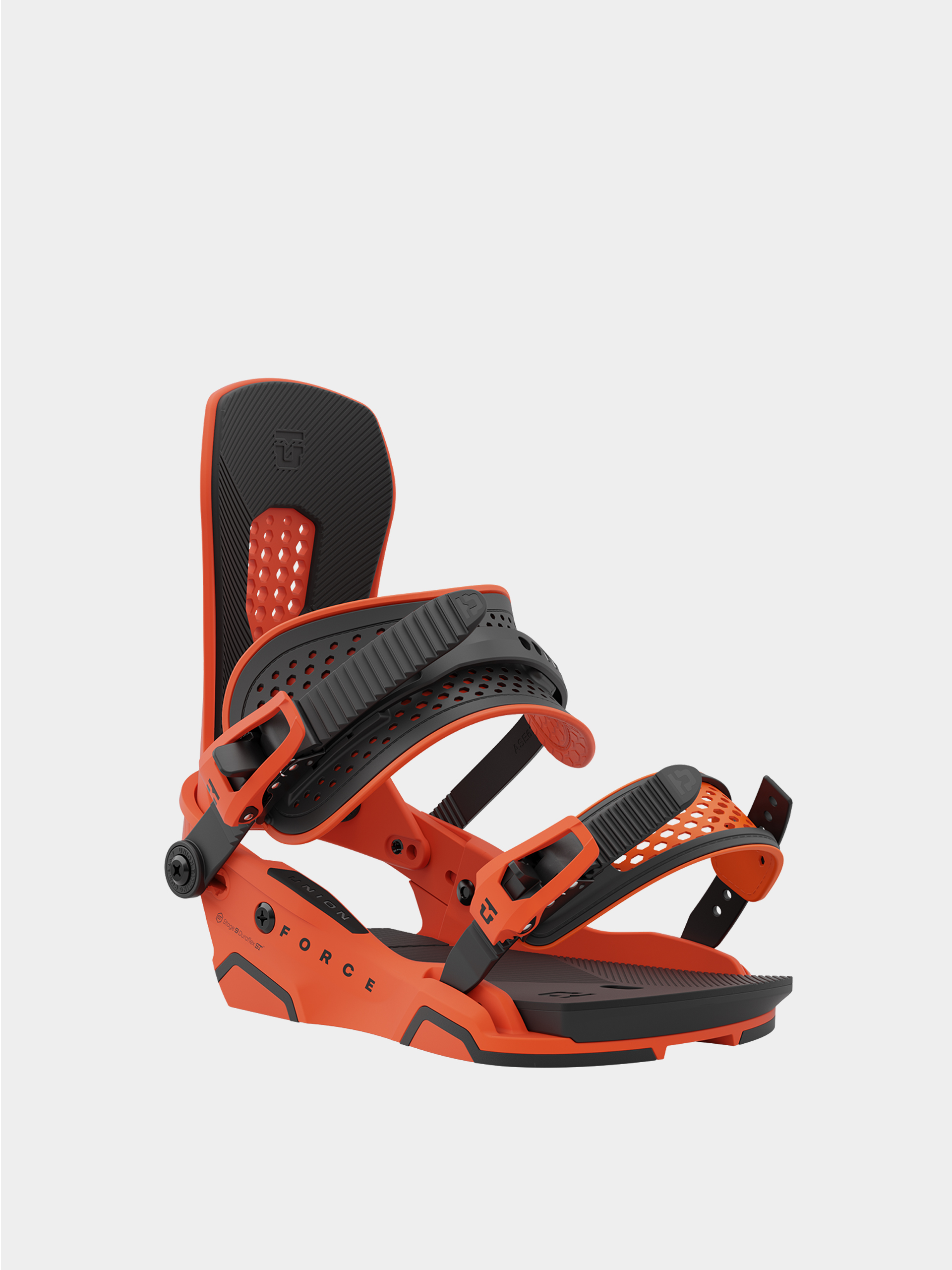 Mens Union Force Snowboard bindings (orange)