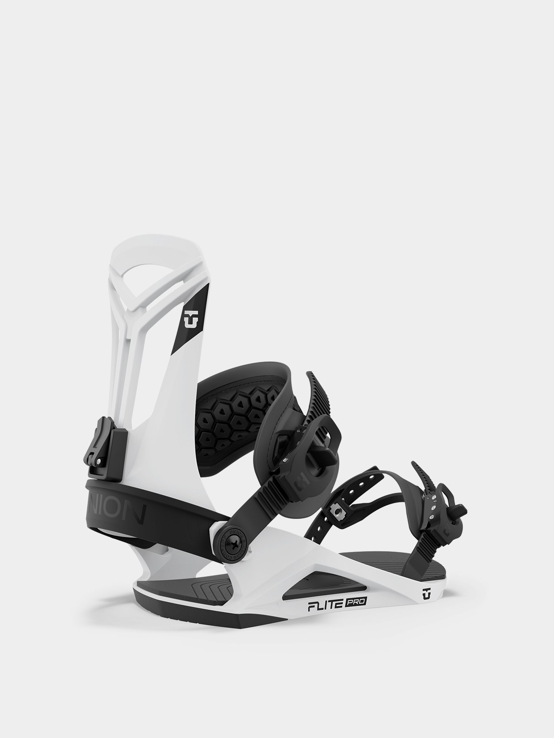 Mens Union Flite Pro Snowboard bindings (white)