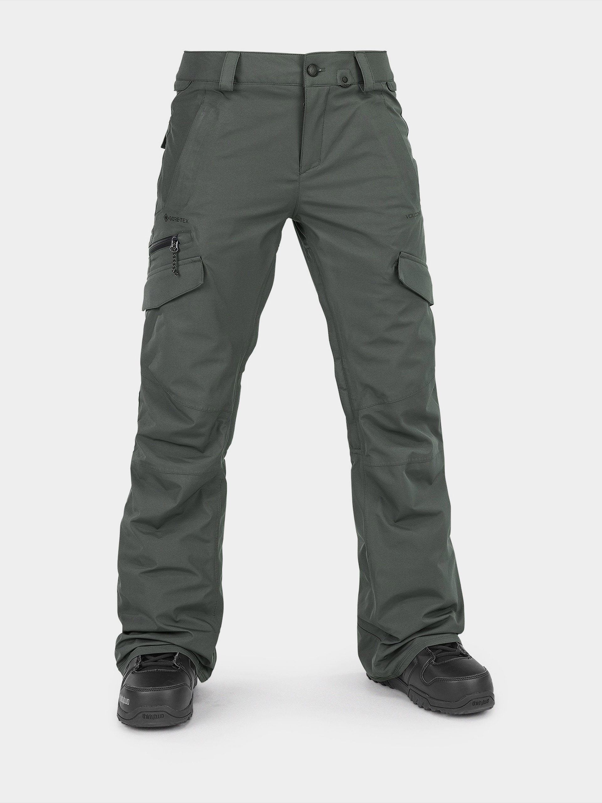 Womens Volcom Aston Gore Tex Snowboard pants (eucalyptus)