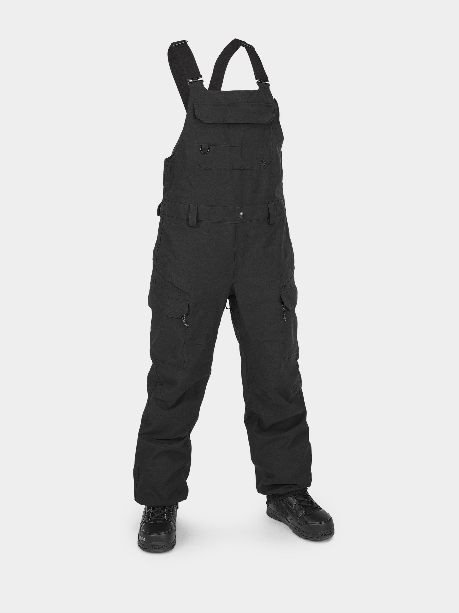Womens Volcom Creston 3Dstretch Bib Overall Snowboard pants (black)