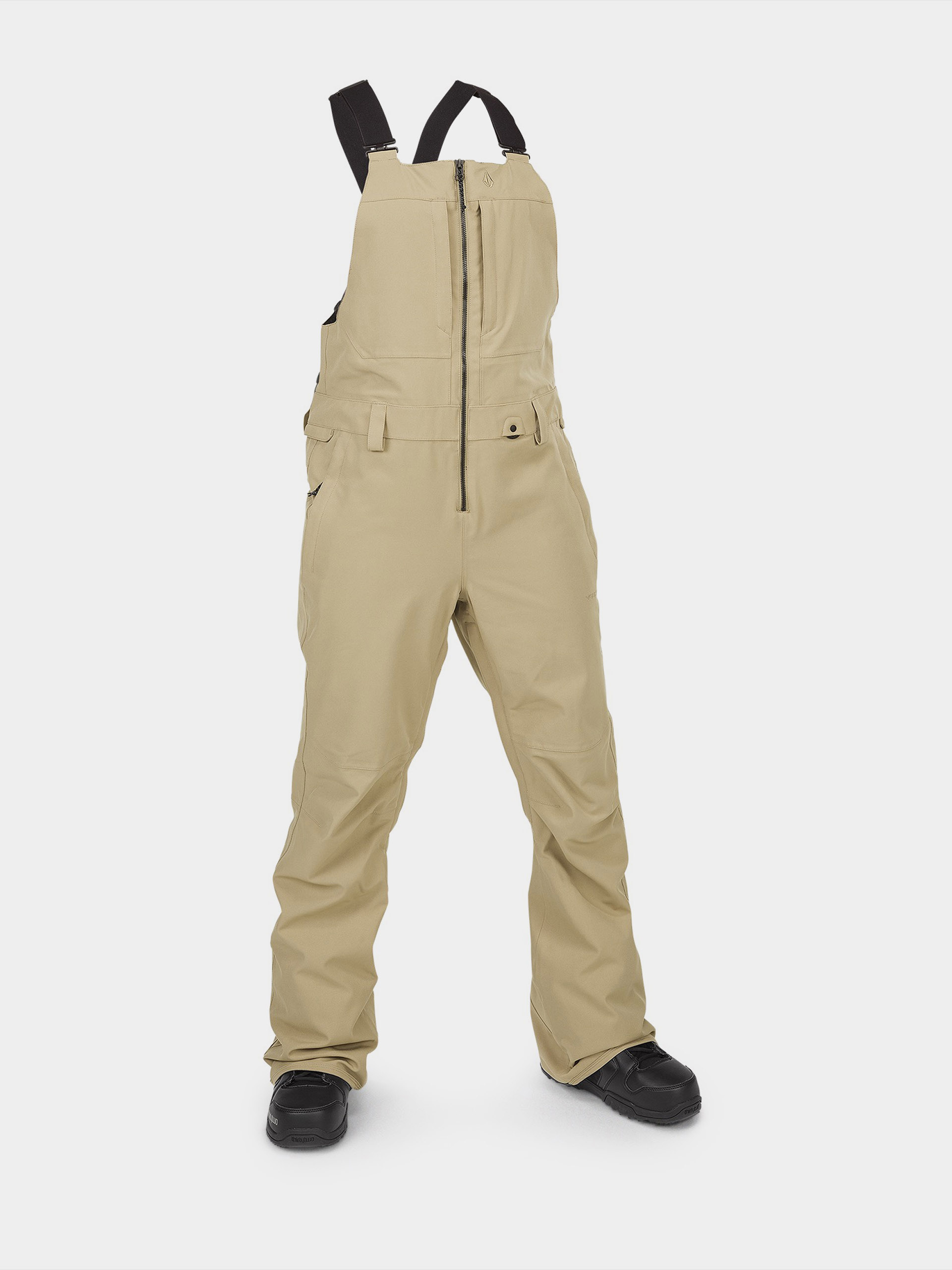 Damen Volcom Swift Bib Overall Snowboardhose (dark khaki)