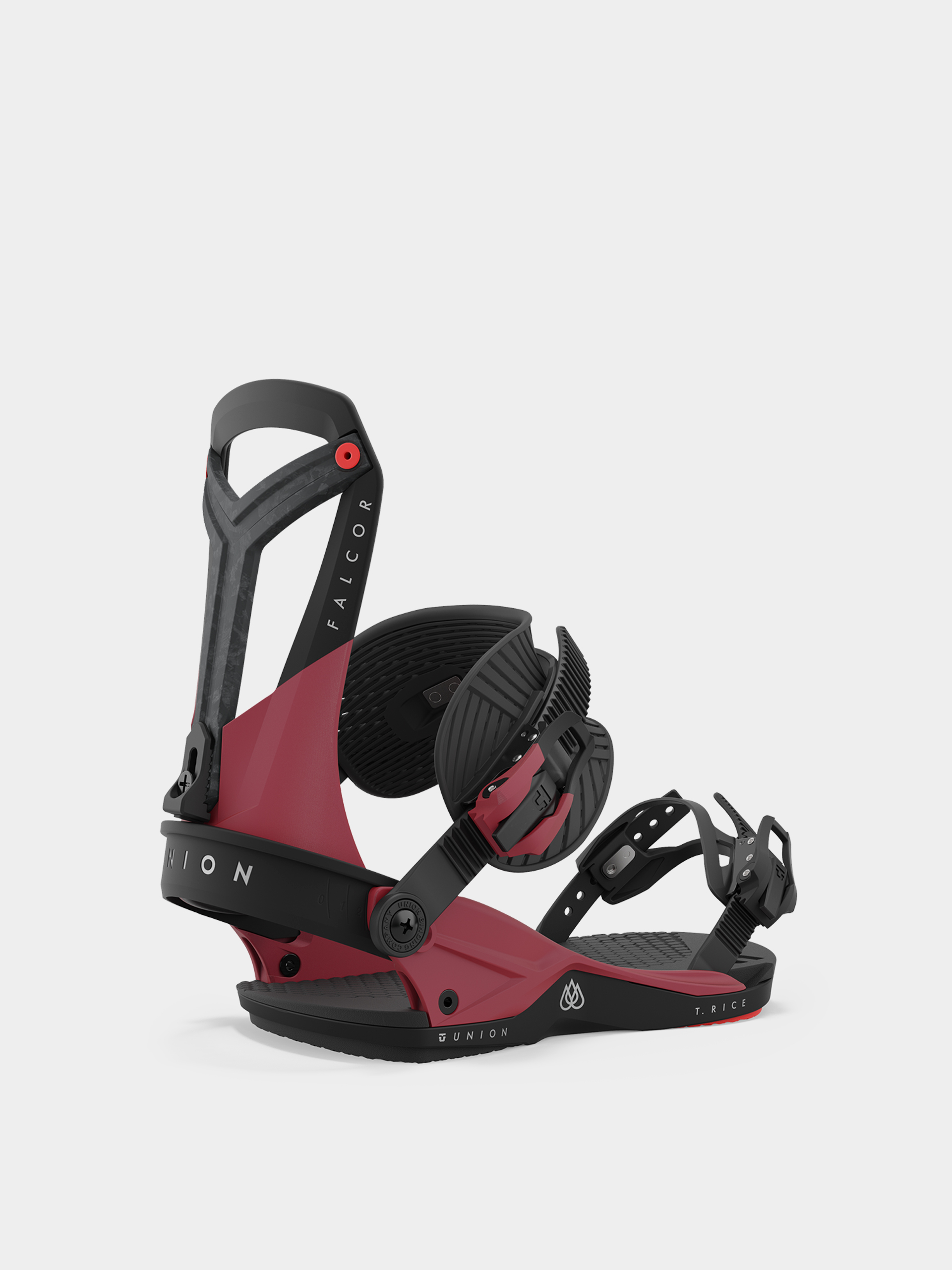 Mens Union Falcor Snowboard bindings (red)