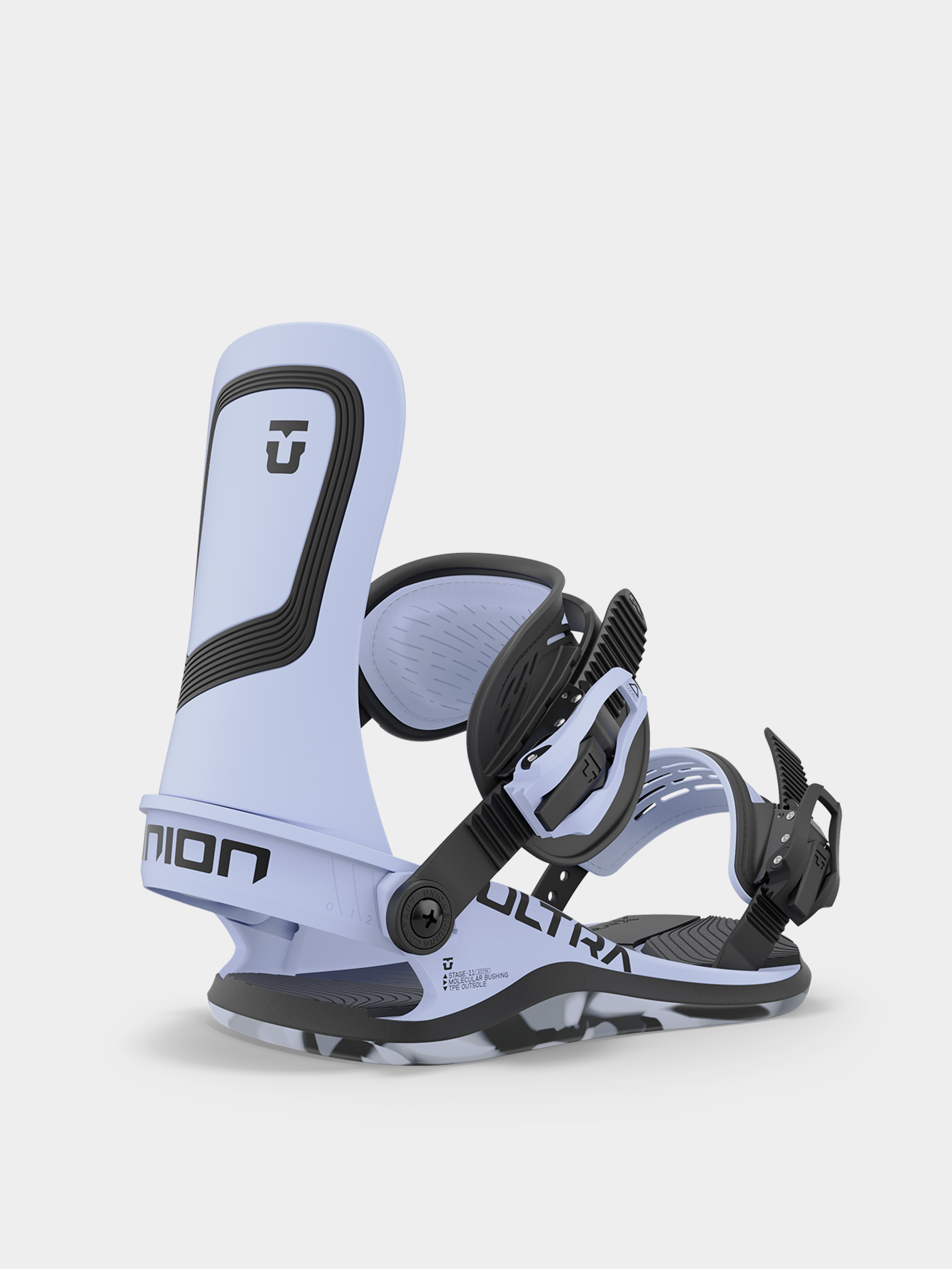 Womens Union Ultra Snowboard bindings (pale blue)