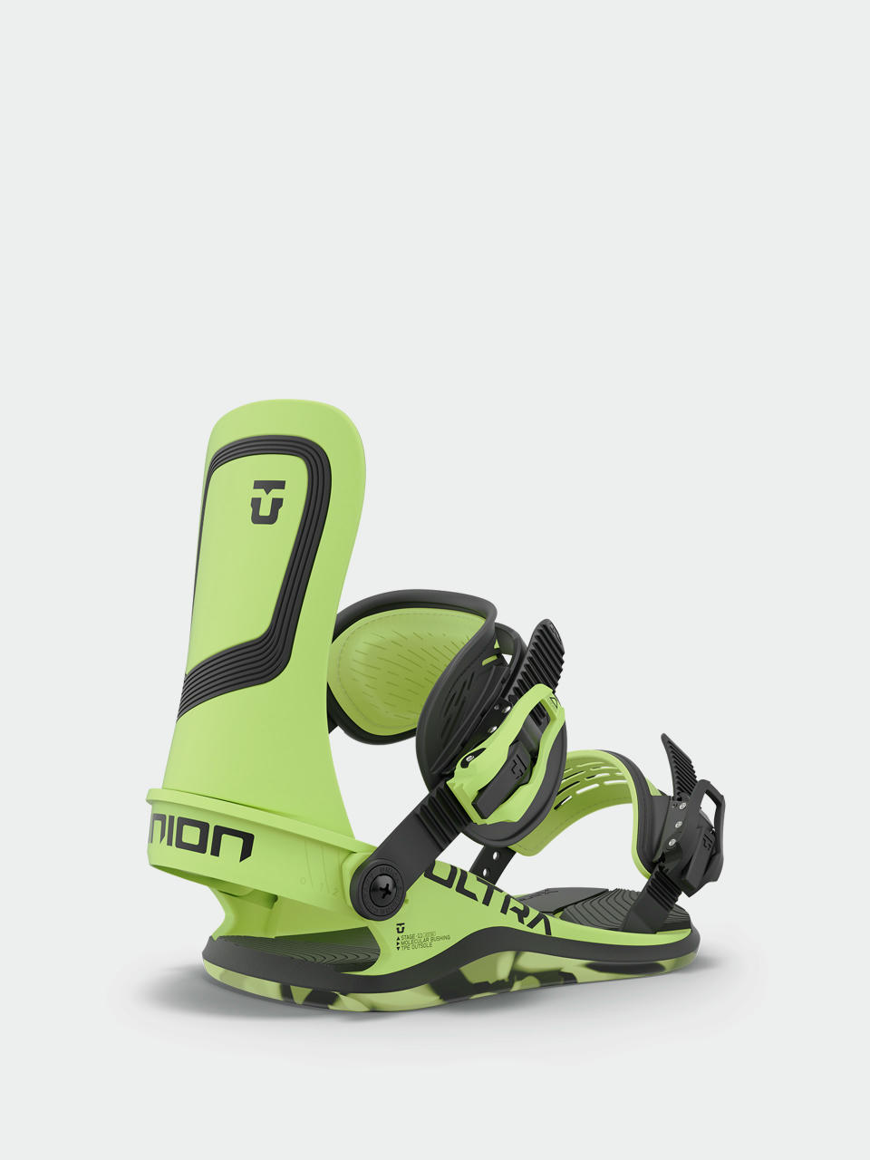 Womens Union Ultra Snowboard bindings (lime)