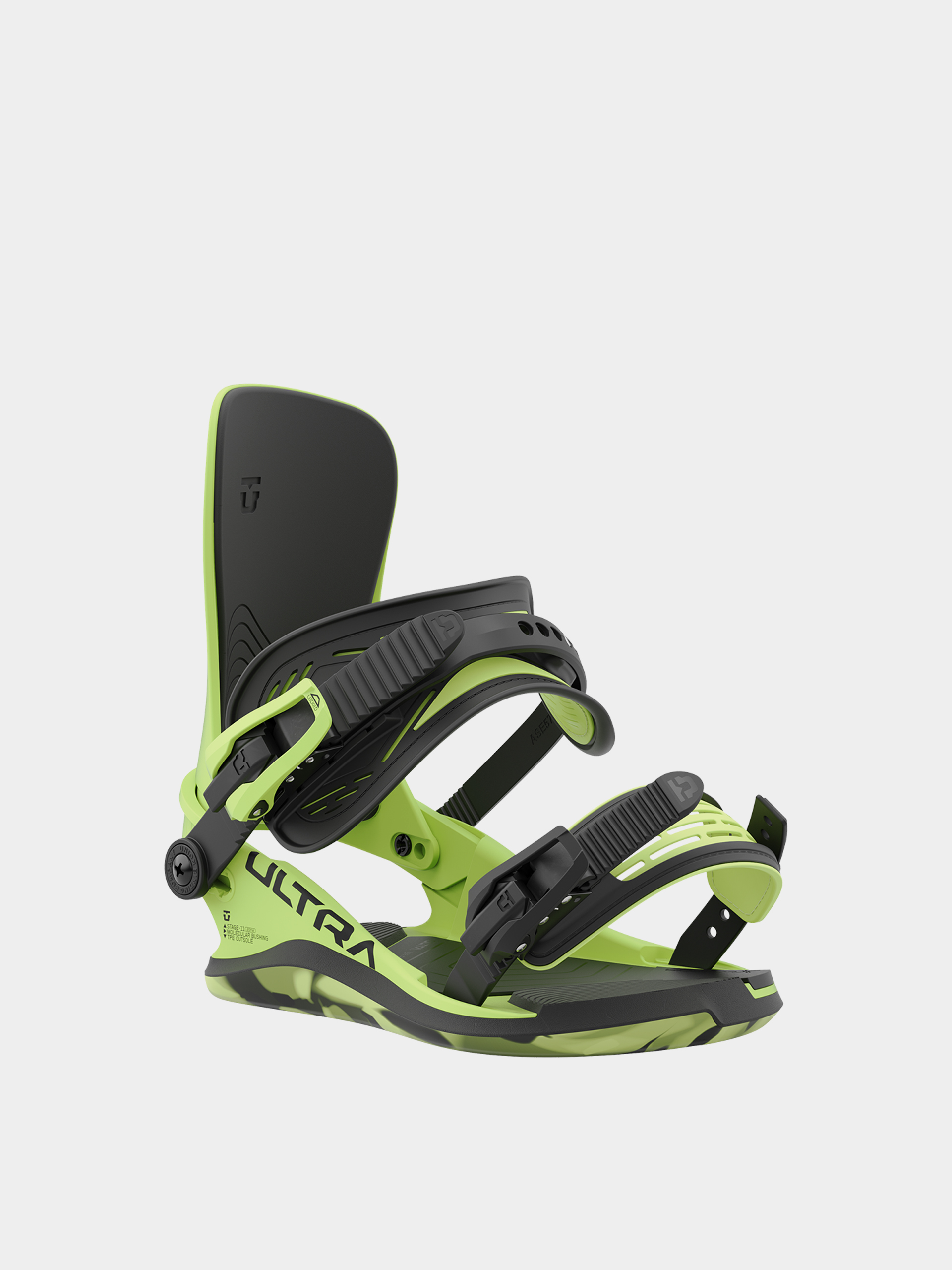 Womens Union Ultra Snowboard bindings (lime)