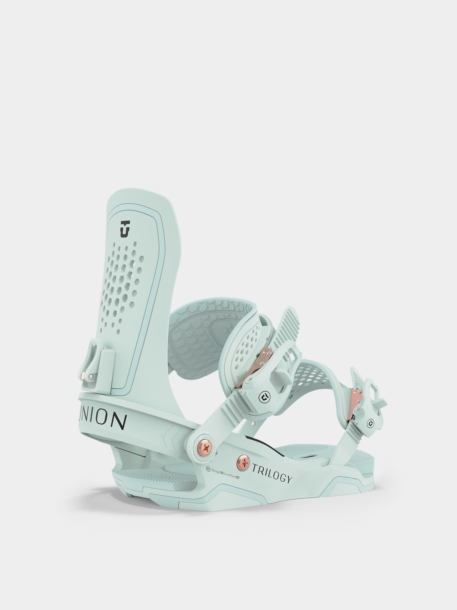 Womens Union Trilogy Snowboard bindings (seafoam green)