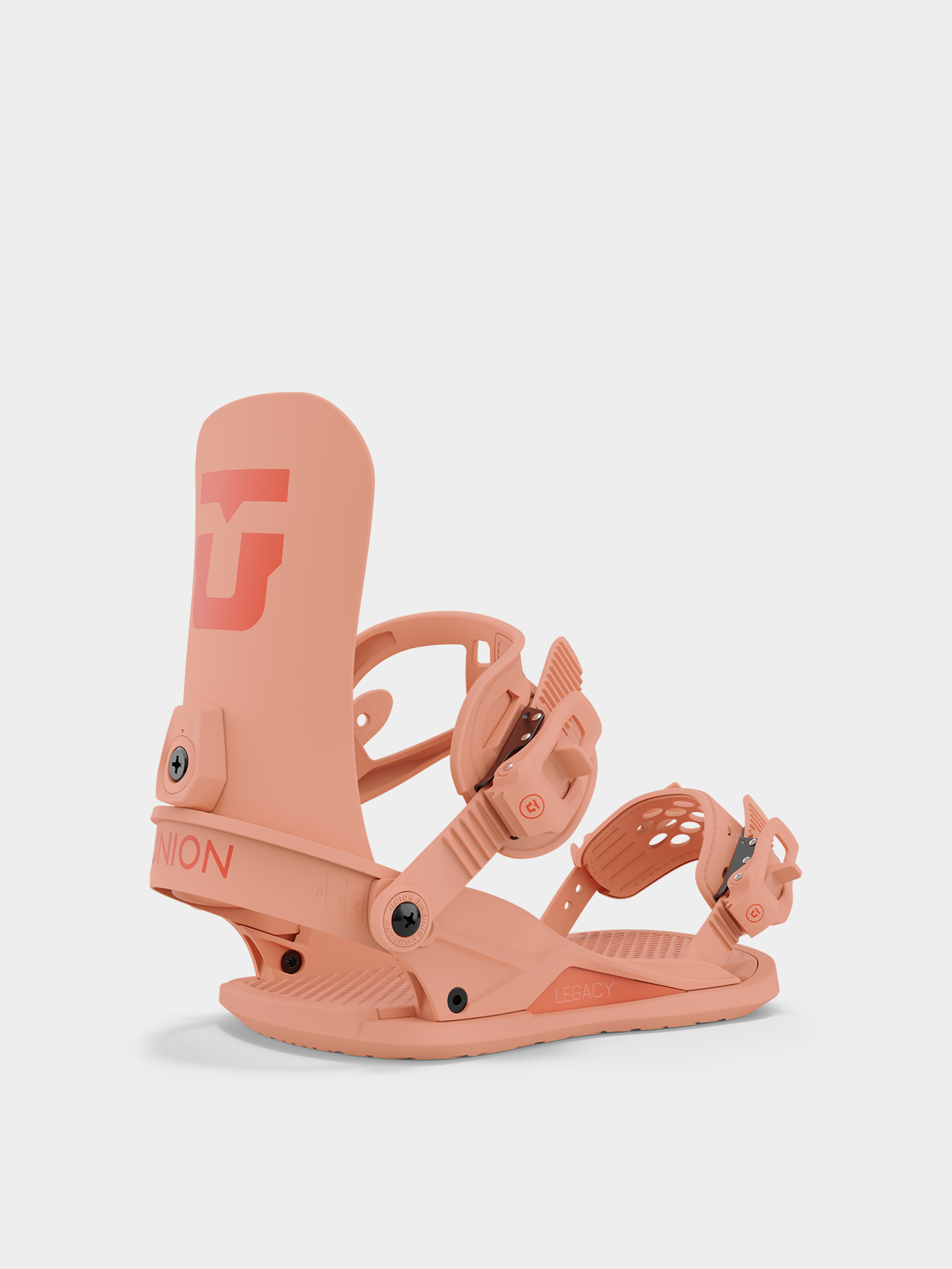 Womens Union Legacy Snowboard bindings (tangerine)