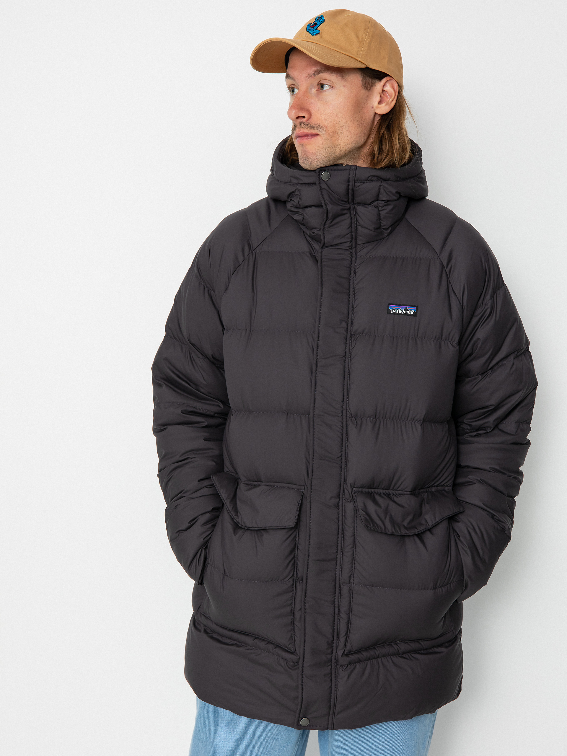 parka patagonia hooded puffer jacket