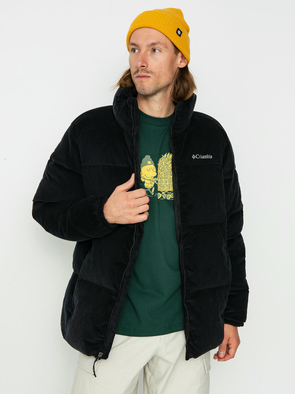 Columbia Puffect Corduroy Jacket (black)