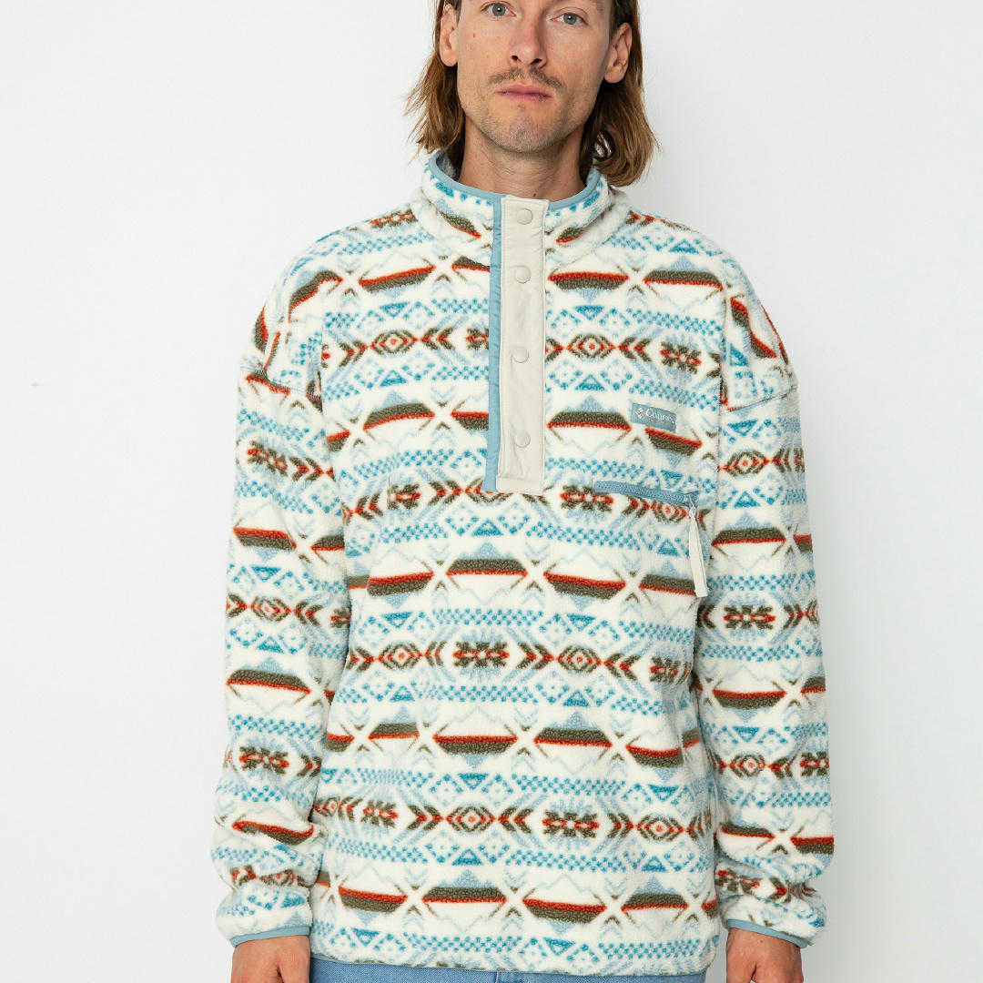 Columbia Helvetia Fleece (stone blue checkered)