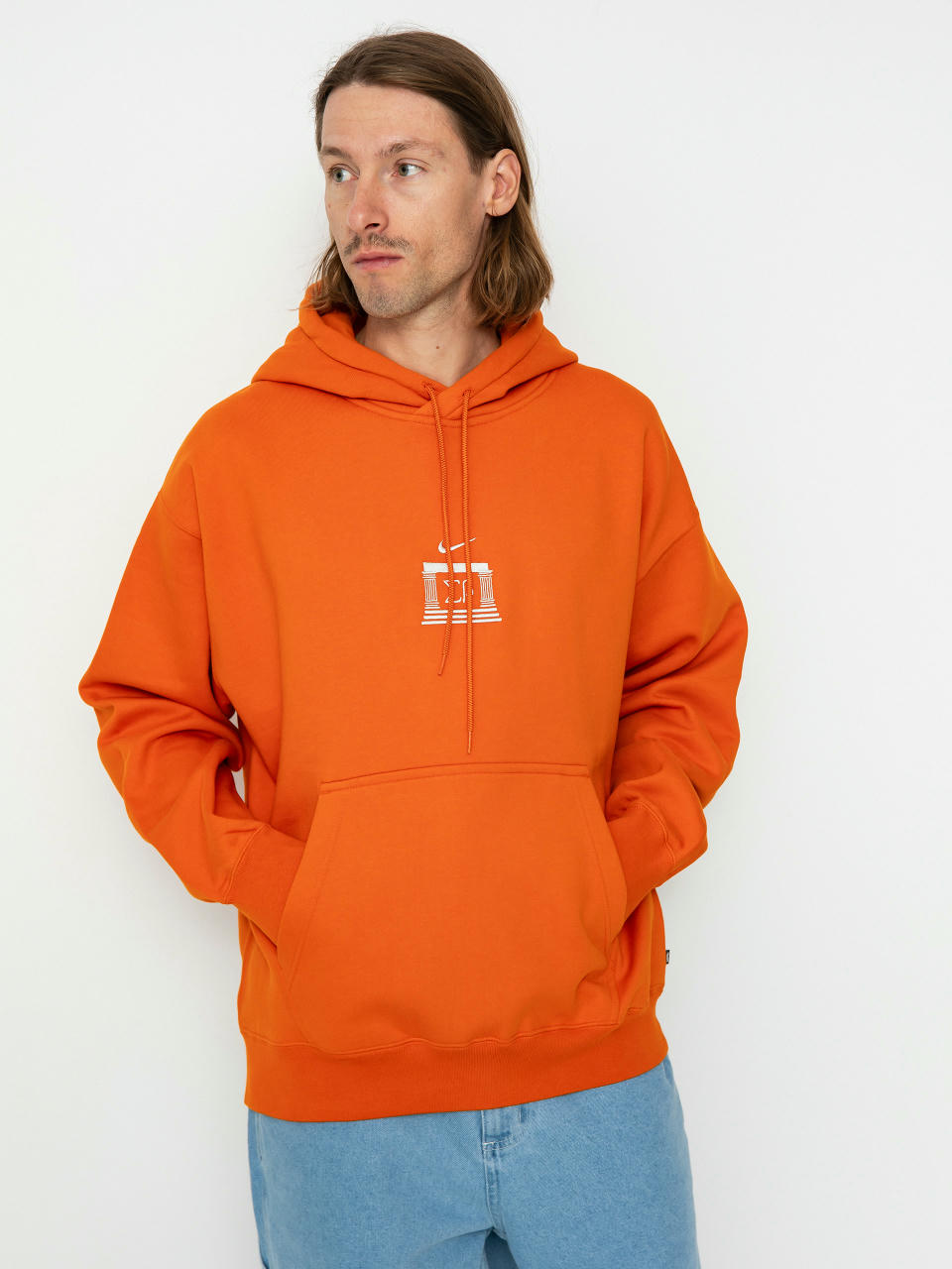 Nike SB Veikos GFX HD Hoodie (campfire orange/light bone)