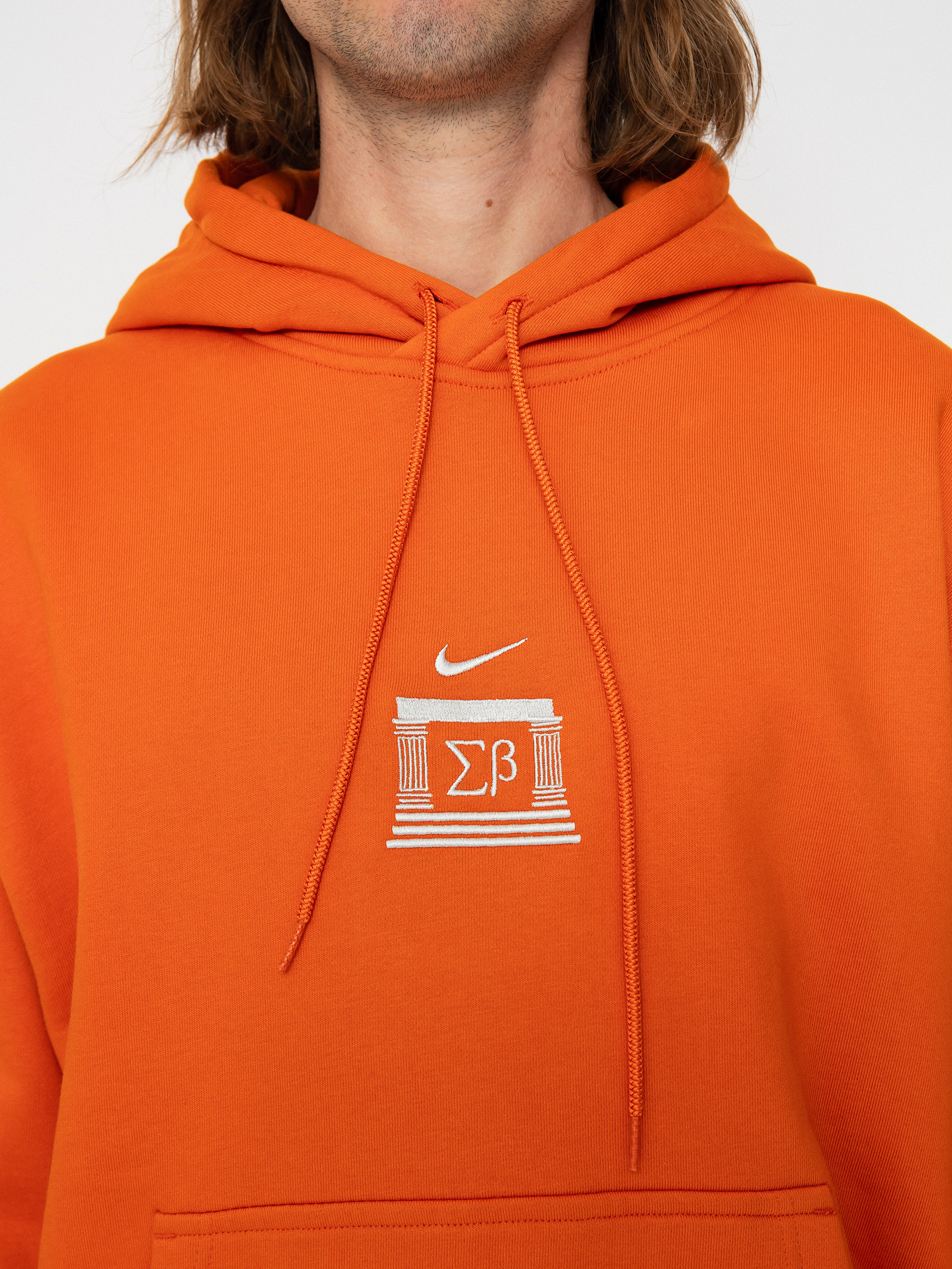 Nike SB Veikos GFX HD Hoodie (campfire orange/light bone)