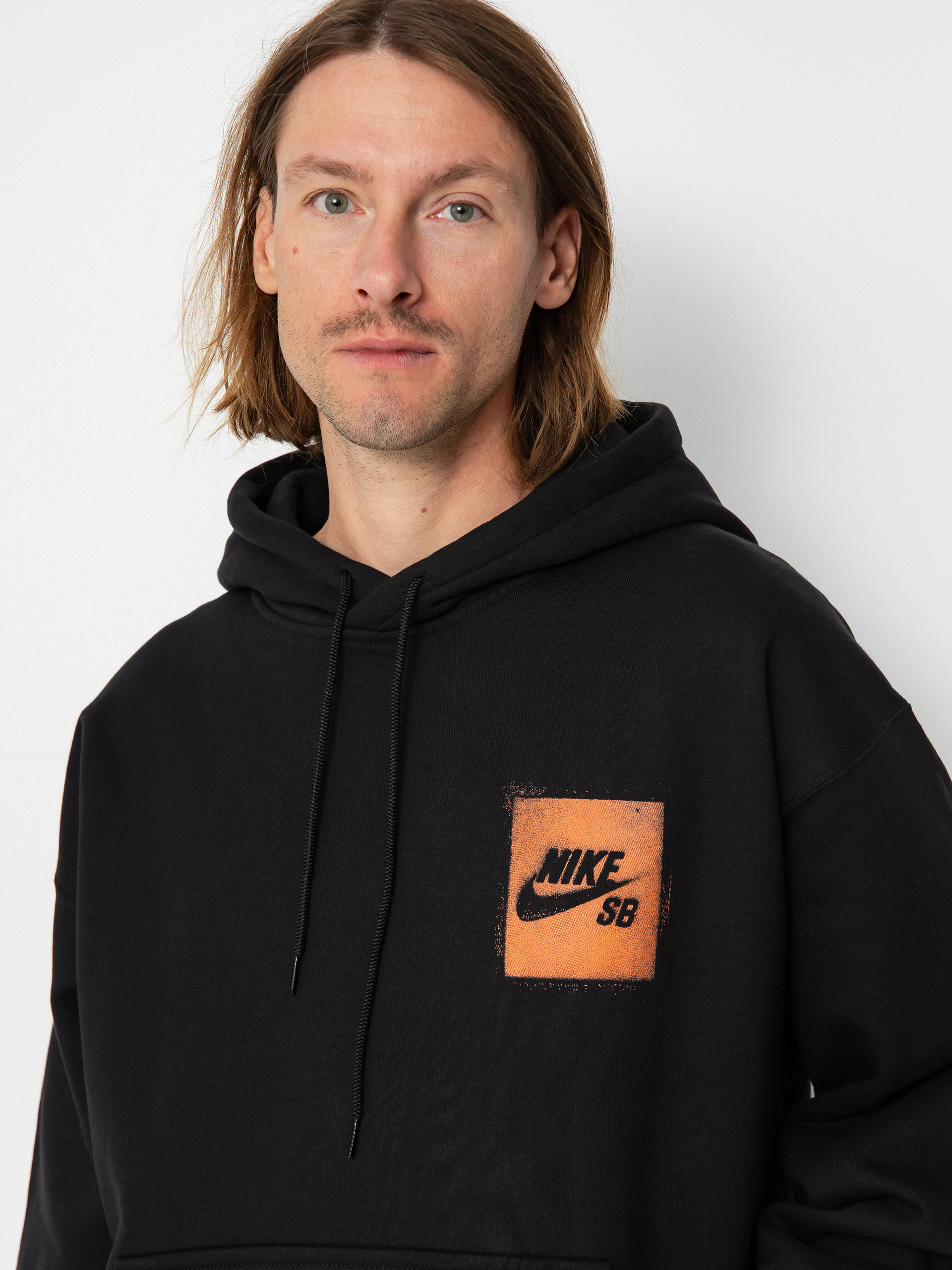 Nike orange box on sale hoodie