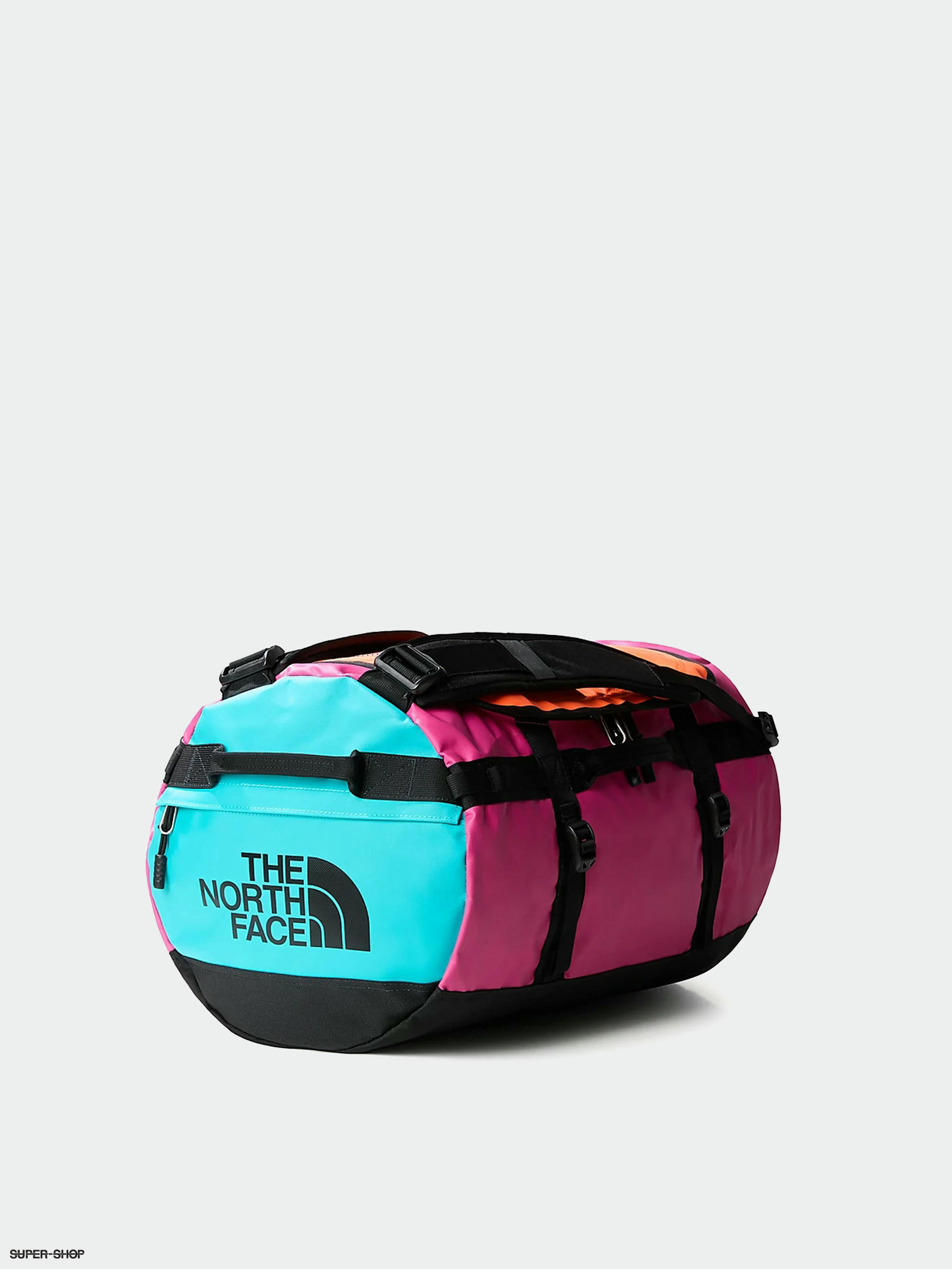 The north face hot sale duffel bag pink