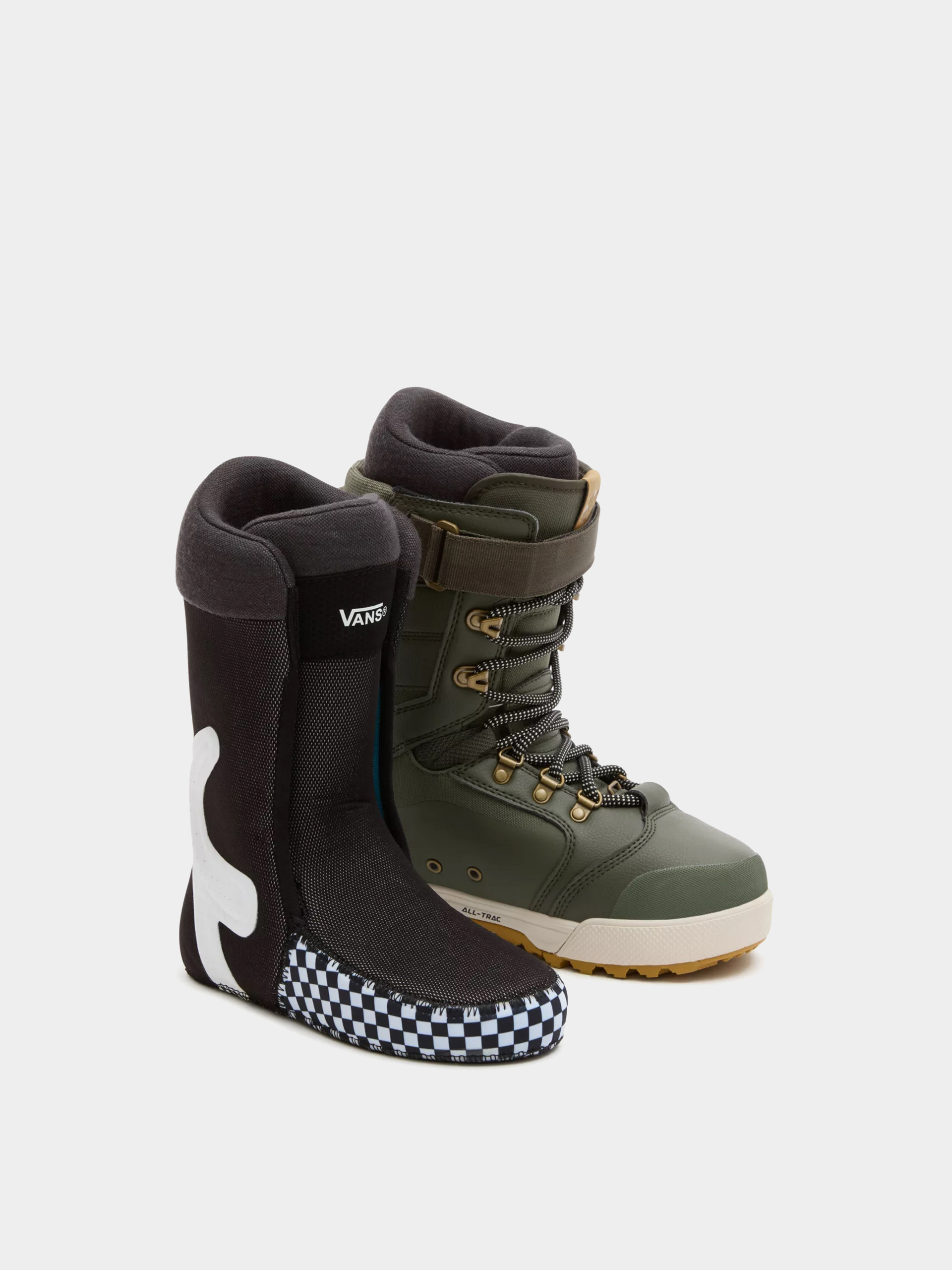 Womens Vans Luna Ventana Pro Snowboard boots (olive)