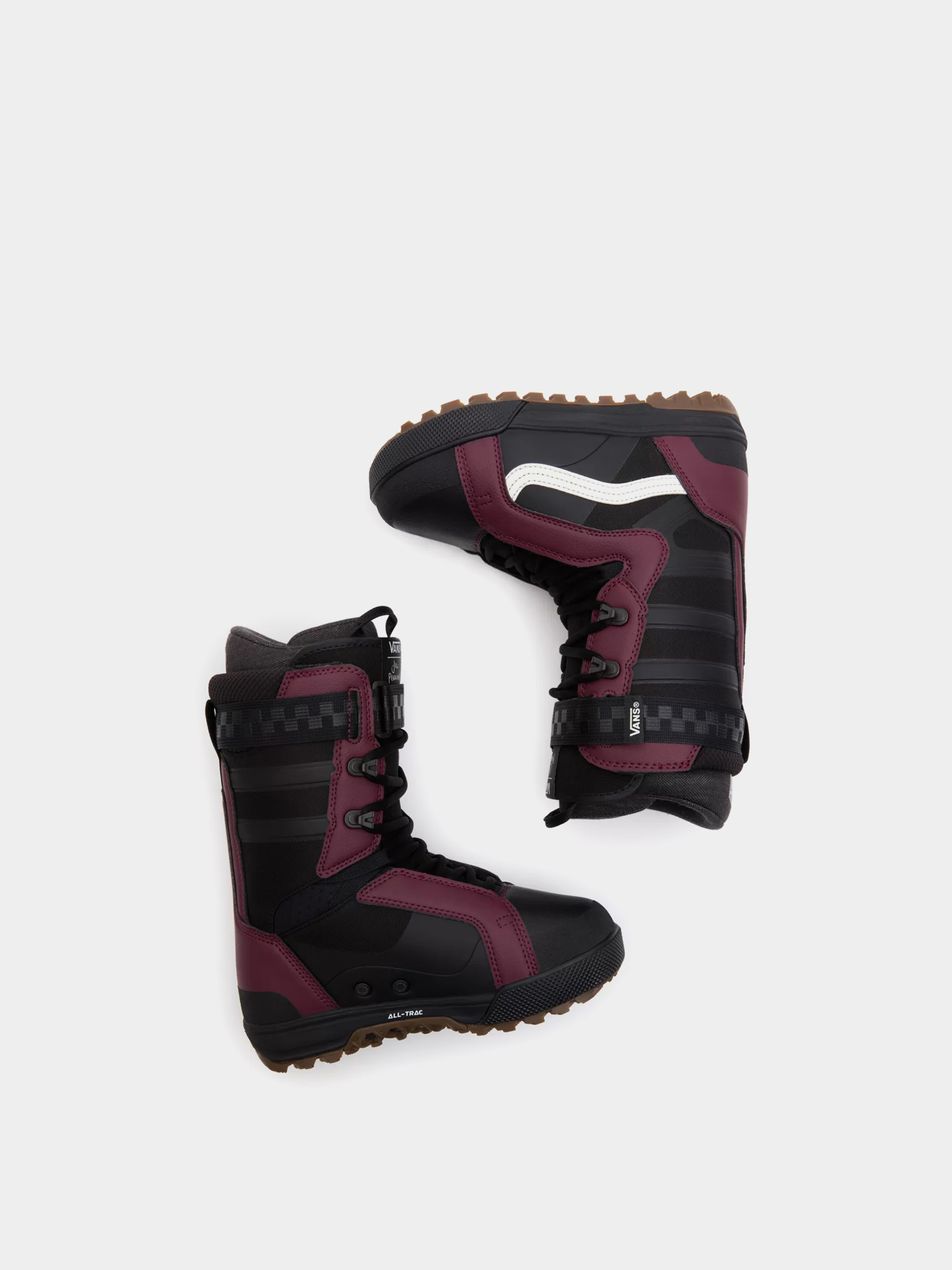 Womens Vans Hi Standard Pro Snowboard boots (jill perkins black/burgundy)